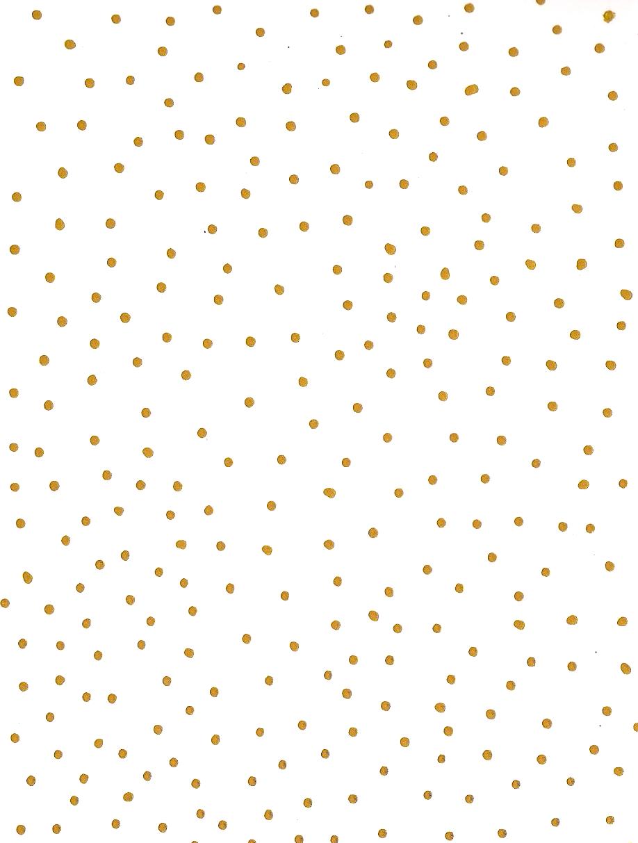 Gold Polka Dots Wallpaper