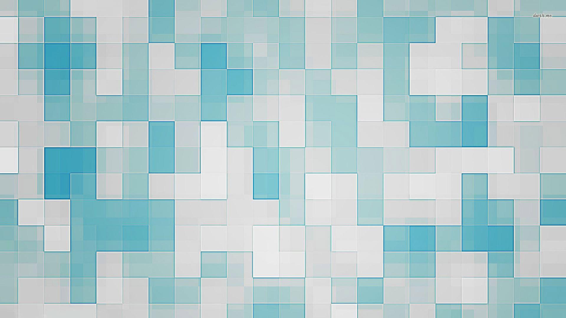 Blue and white square pattern wallpaper wallpaper
