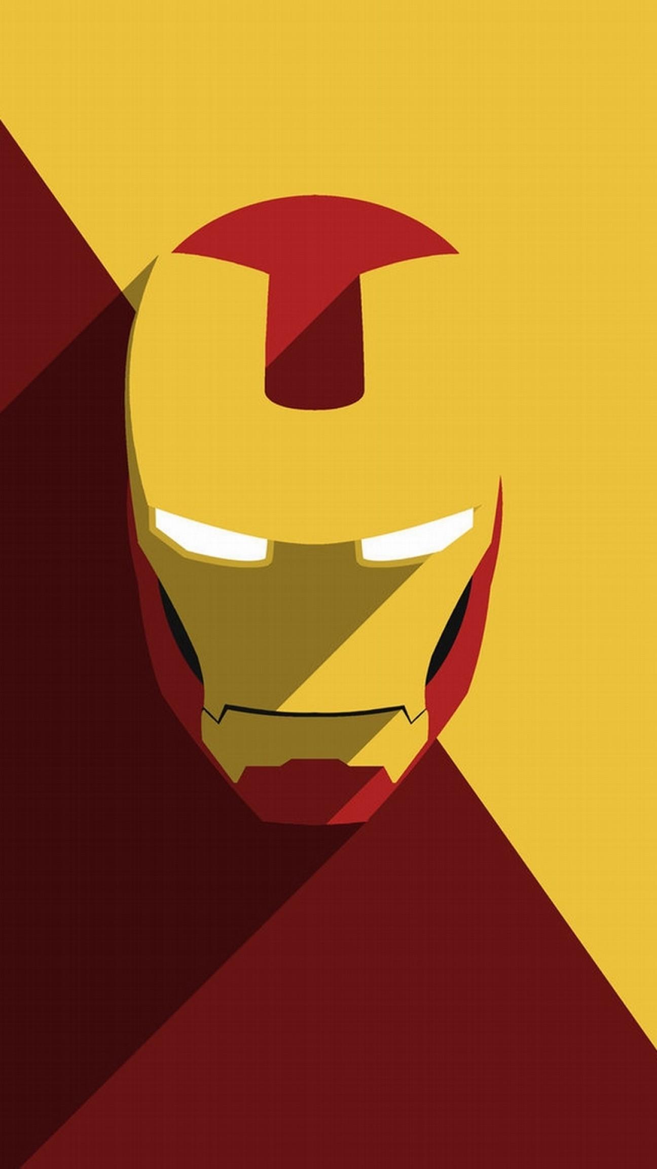 Iron Man Mask HD Mobile Wallpaper