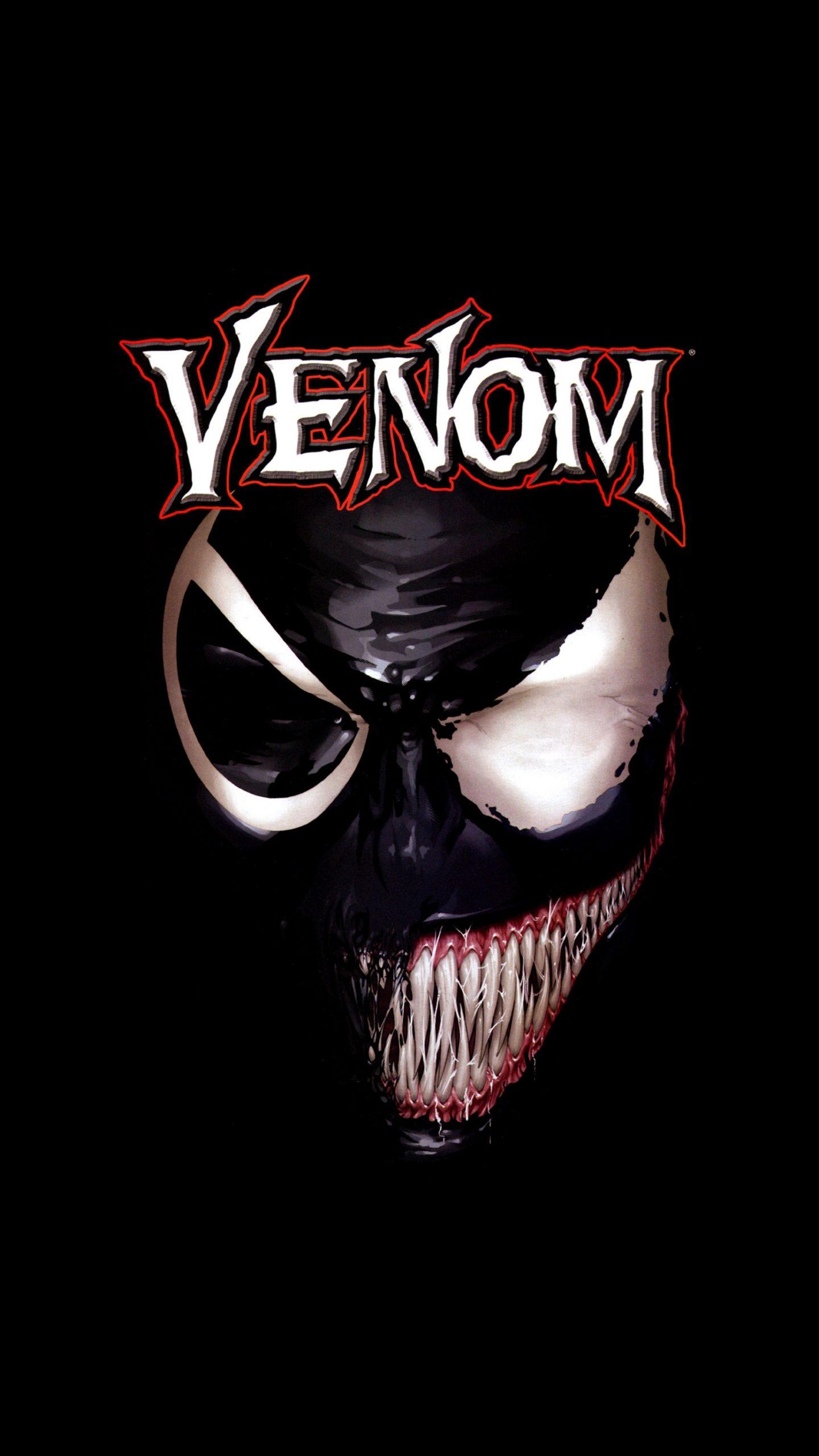 Venom Movie Black Poster 4K Wallpaper