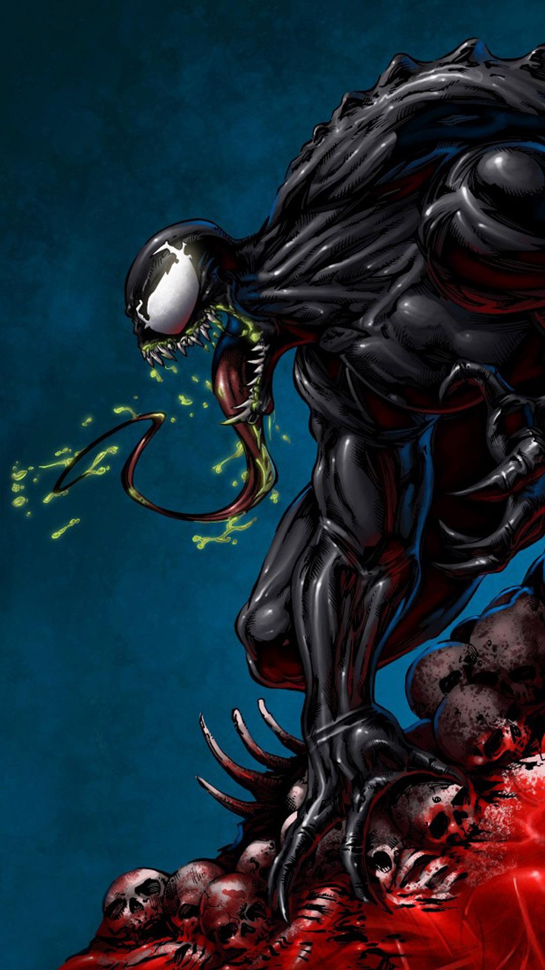 Venom Marvel Comics Artwork Free 4K Ultra HD Mobile Wallpaper