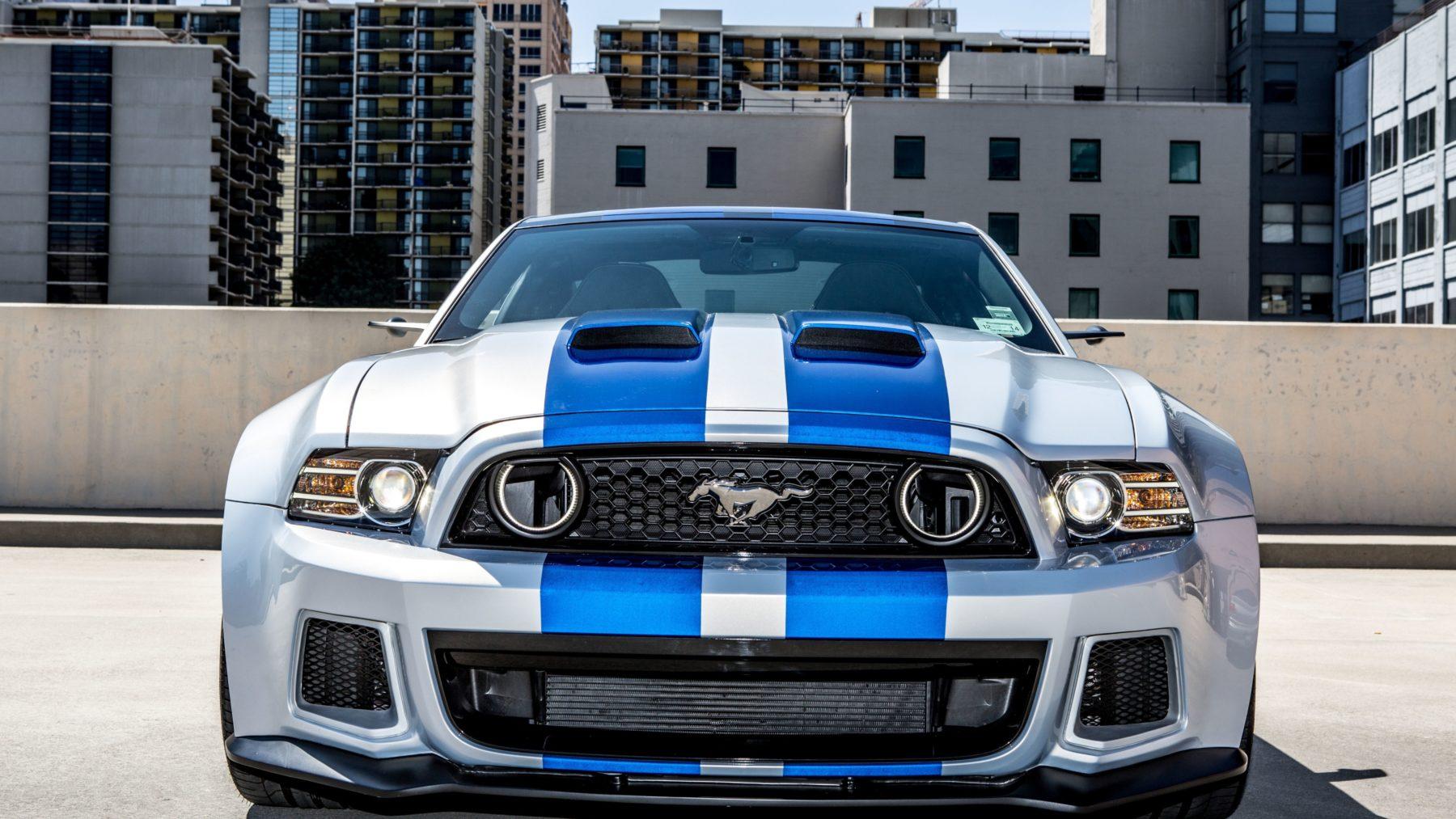 Ford Mustang GT. Front High Resolution Wallpaper. New Car