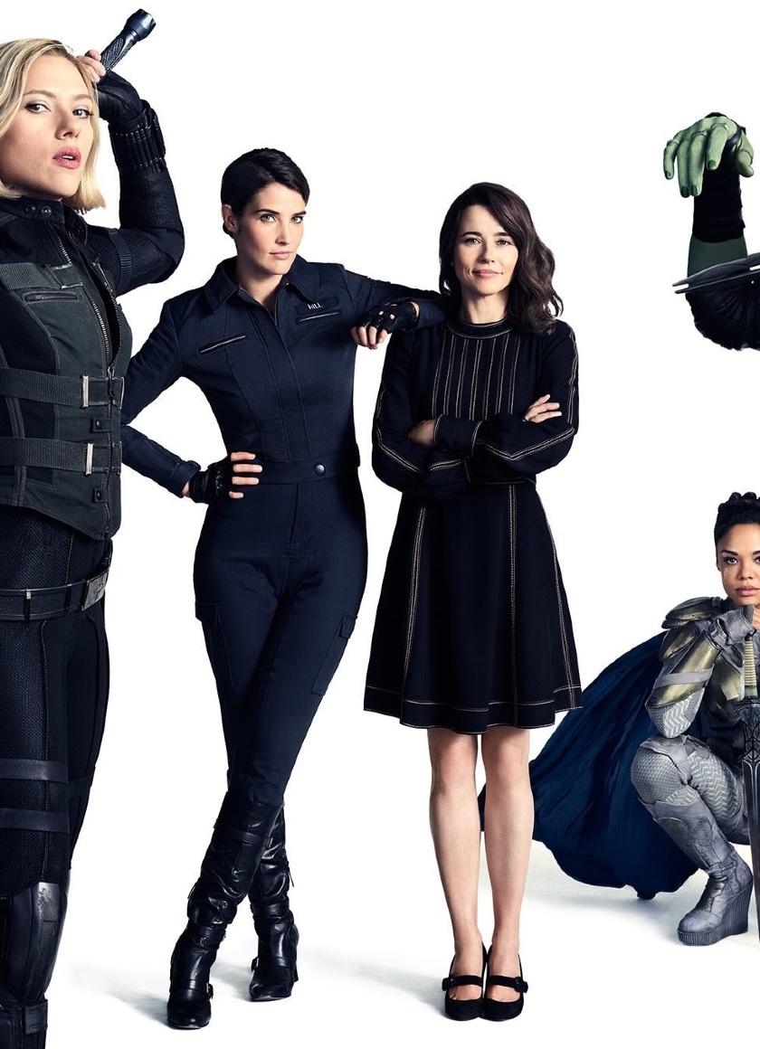 Black Widow, Valkyrie, Gamora And Wasp In Avengers Infinity