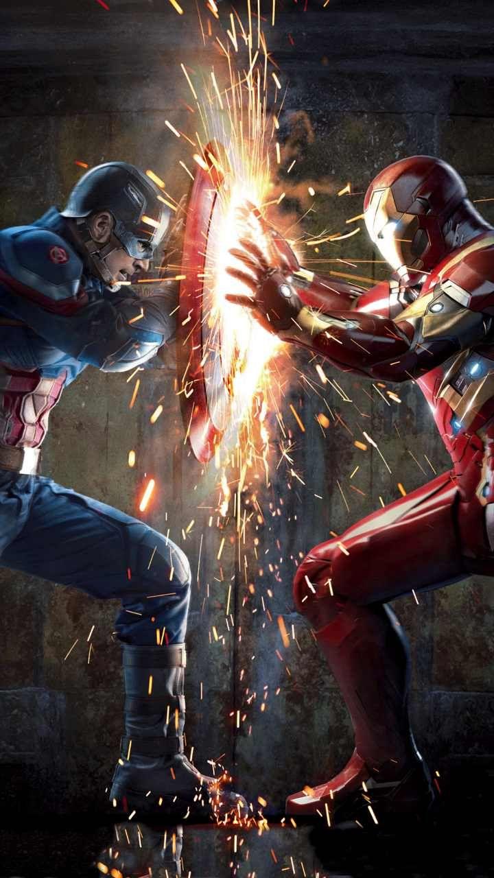 Captain America vs Ironman Civil War. art inspo. Captain america