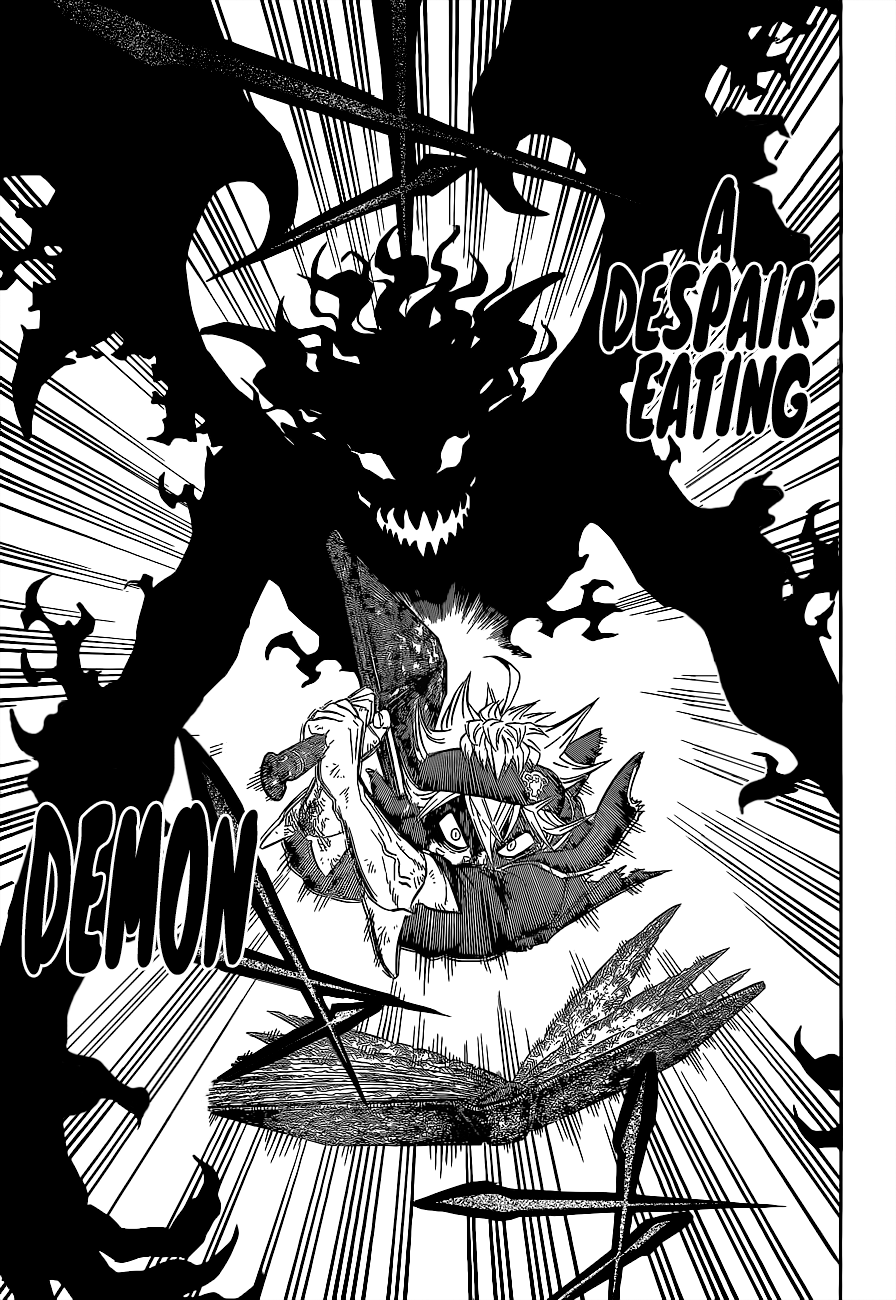 Asta Black Clover Demon Form Manga