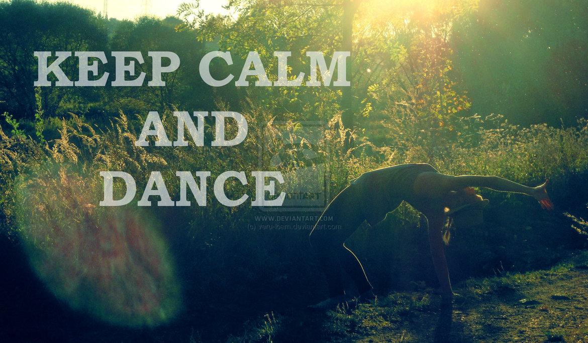 Keep Calm And Dance On Wallpaper