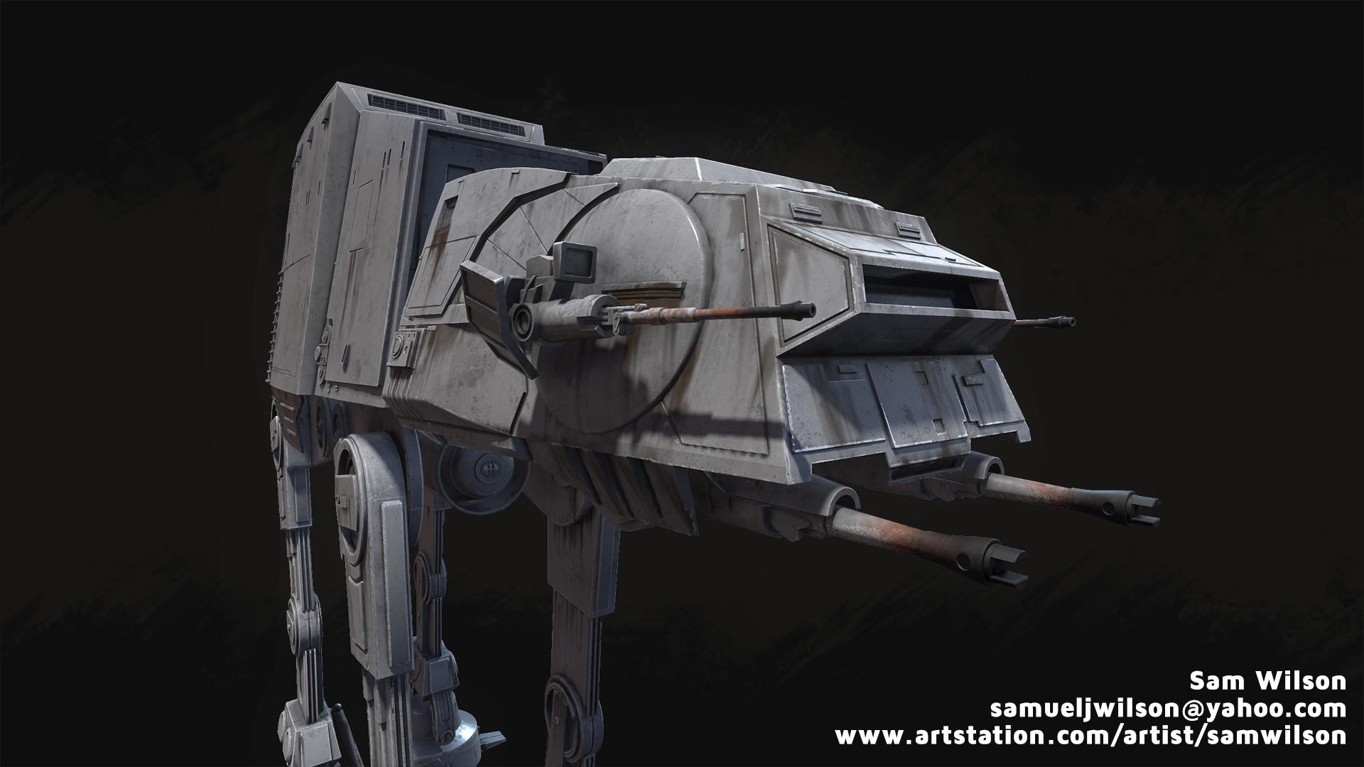 Star Wars Fanart: Imperial AT AT, Sam Wilson