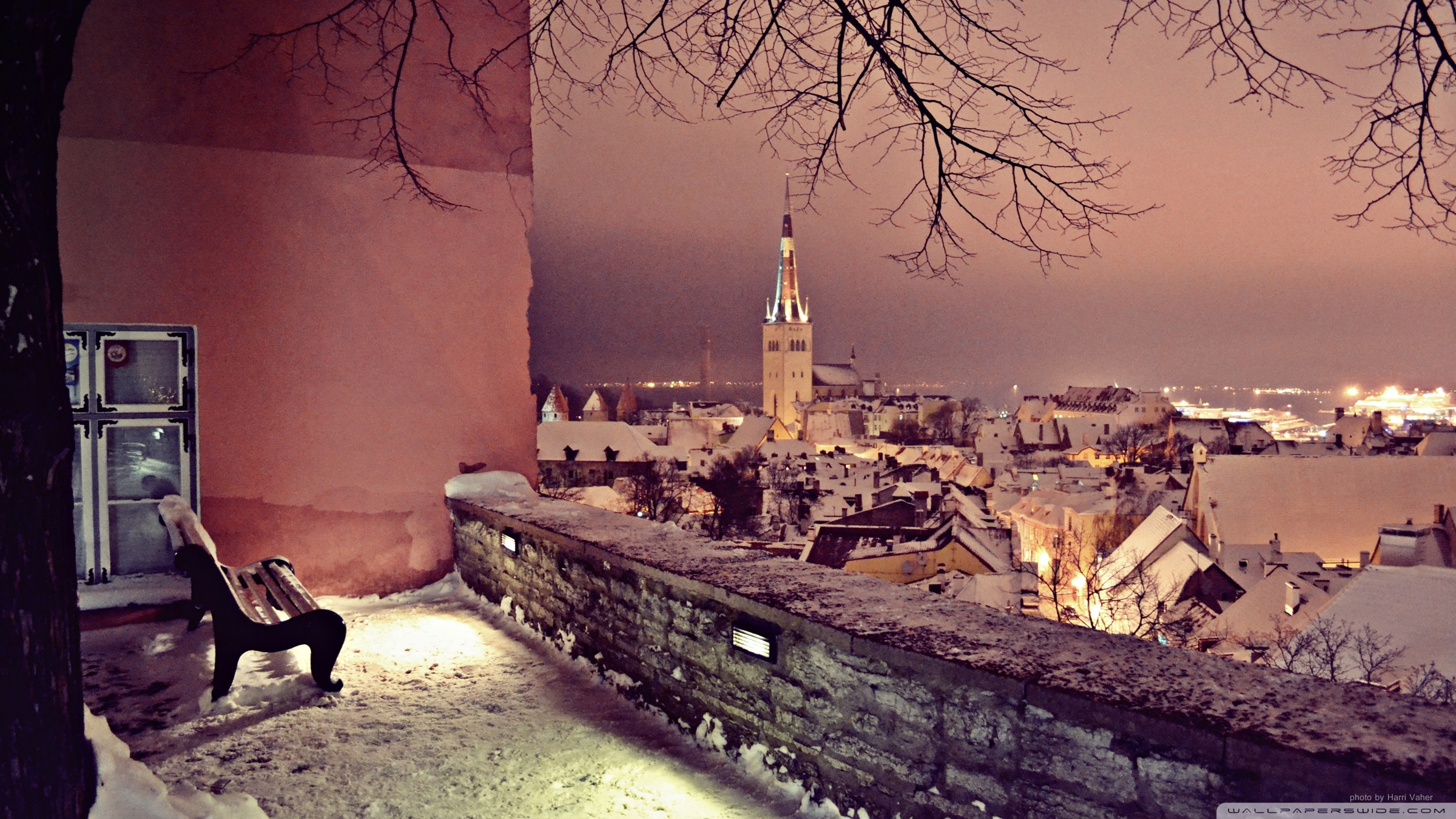 Winter in Tallinn ❤ 4K HD Desktop Wallpaper for • Wide & Ultra