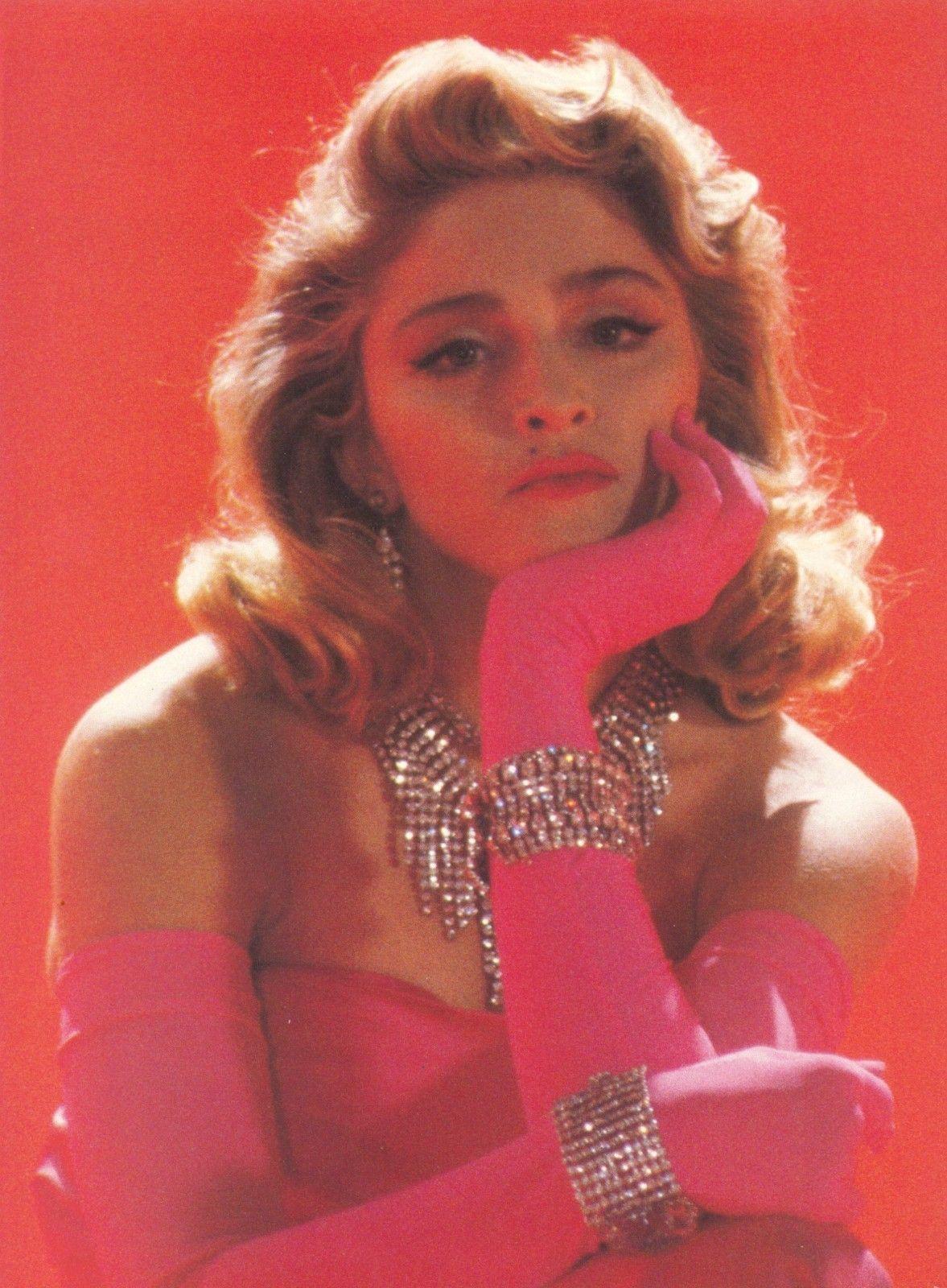 Madonna in Material Girl music video, 1984