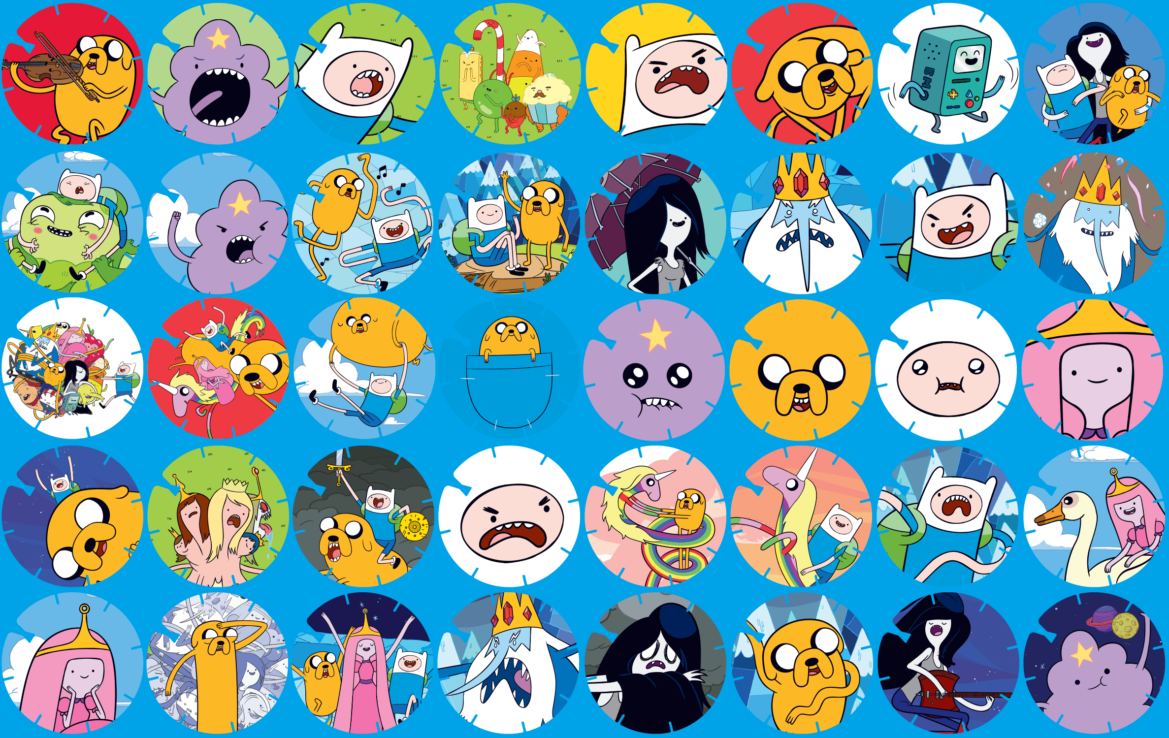 Adventure Time Cast Time Wallpaper (2374x1499)