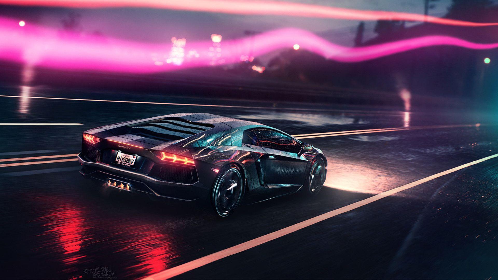 Neon Lamborghini Wallpapers Wallpaper Cave