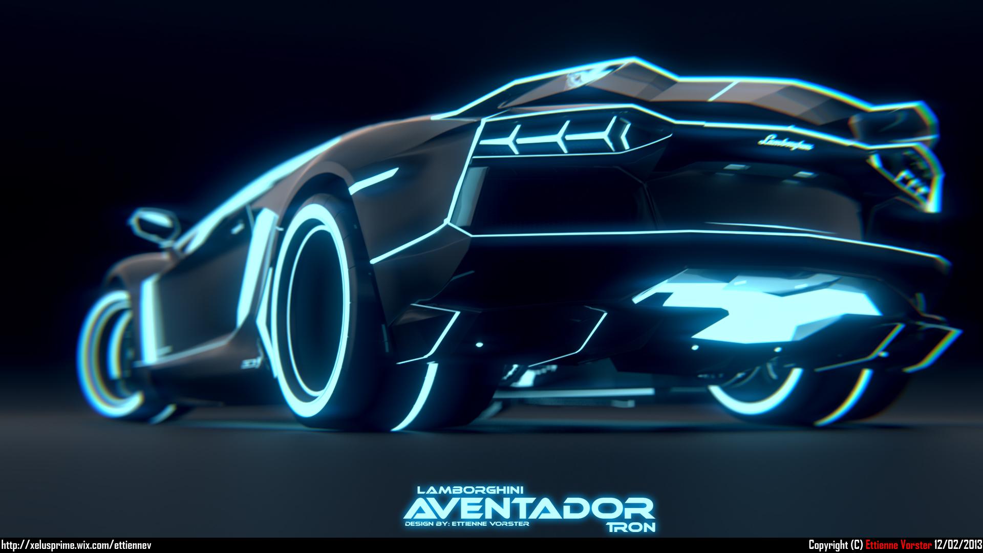 Tron Lamborghini Wallpaper