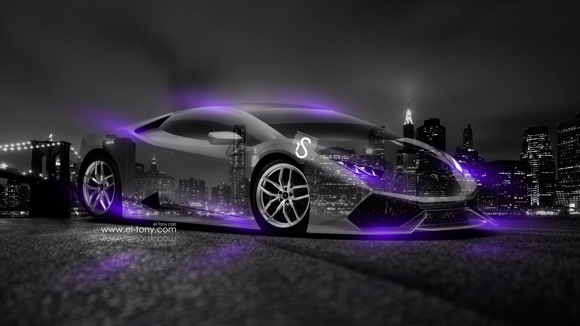 Aqua Cool Lamborghini Background