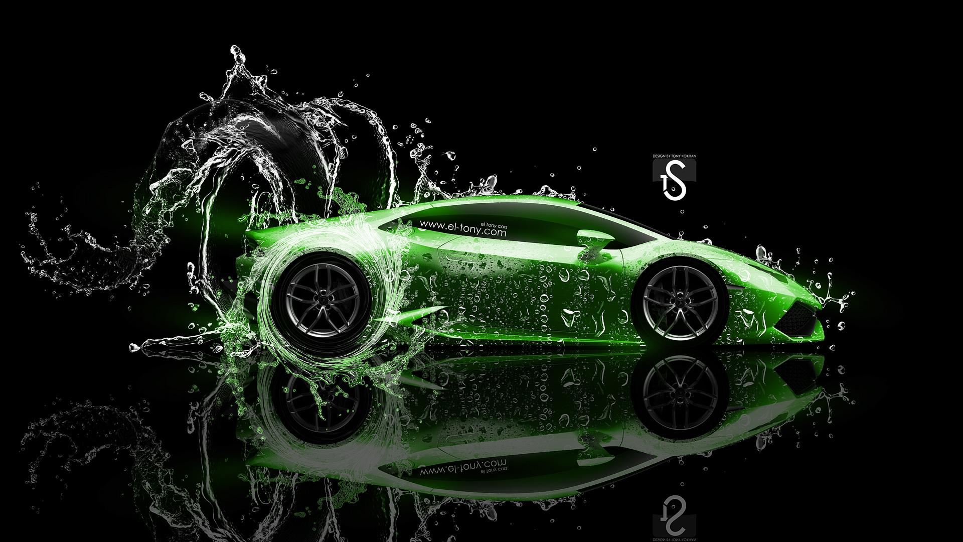 Lamborghini Huracan Neon Green wallpaperx1080