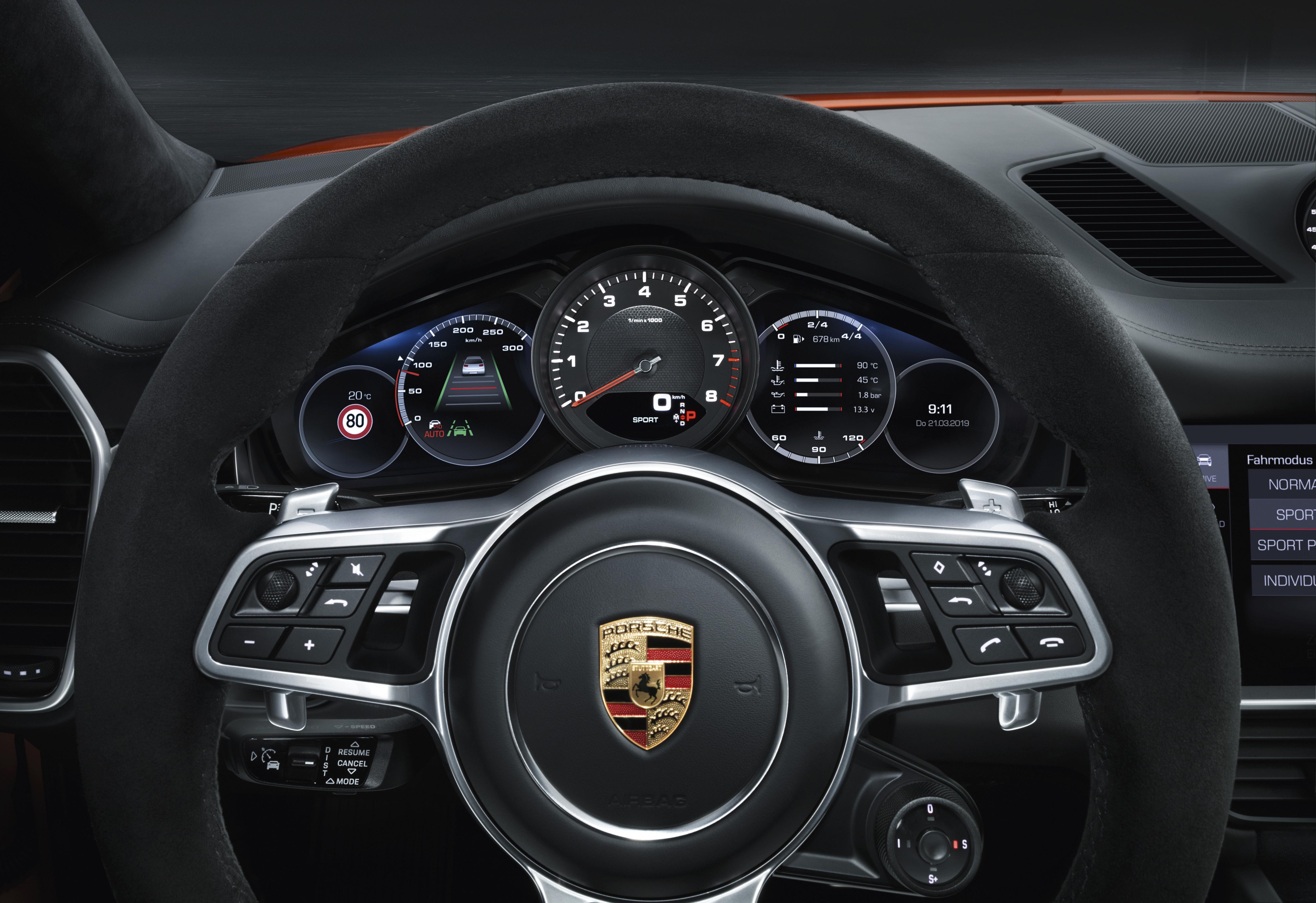 Wallpaper Porsche Cayenne Coupe, Interior, 4K, Automotive