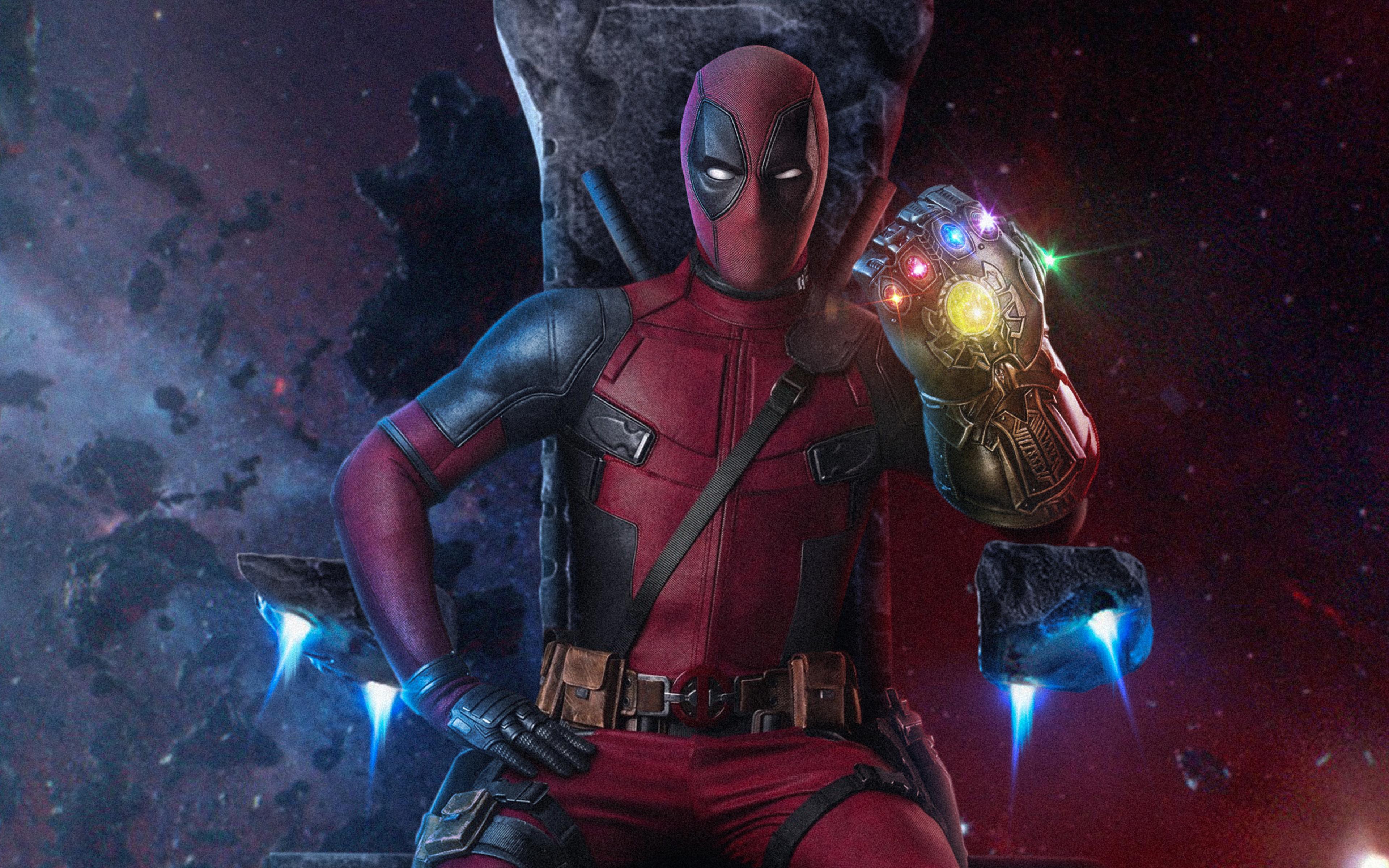 Deadpool With Infinity Gauntlet HD Picture. All Free Picture