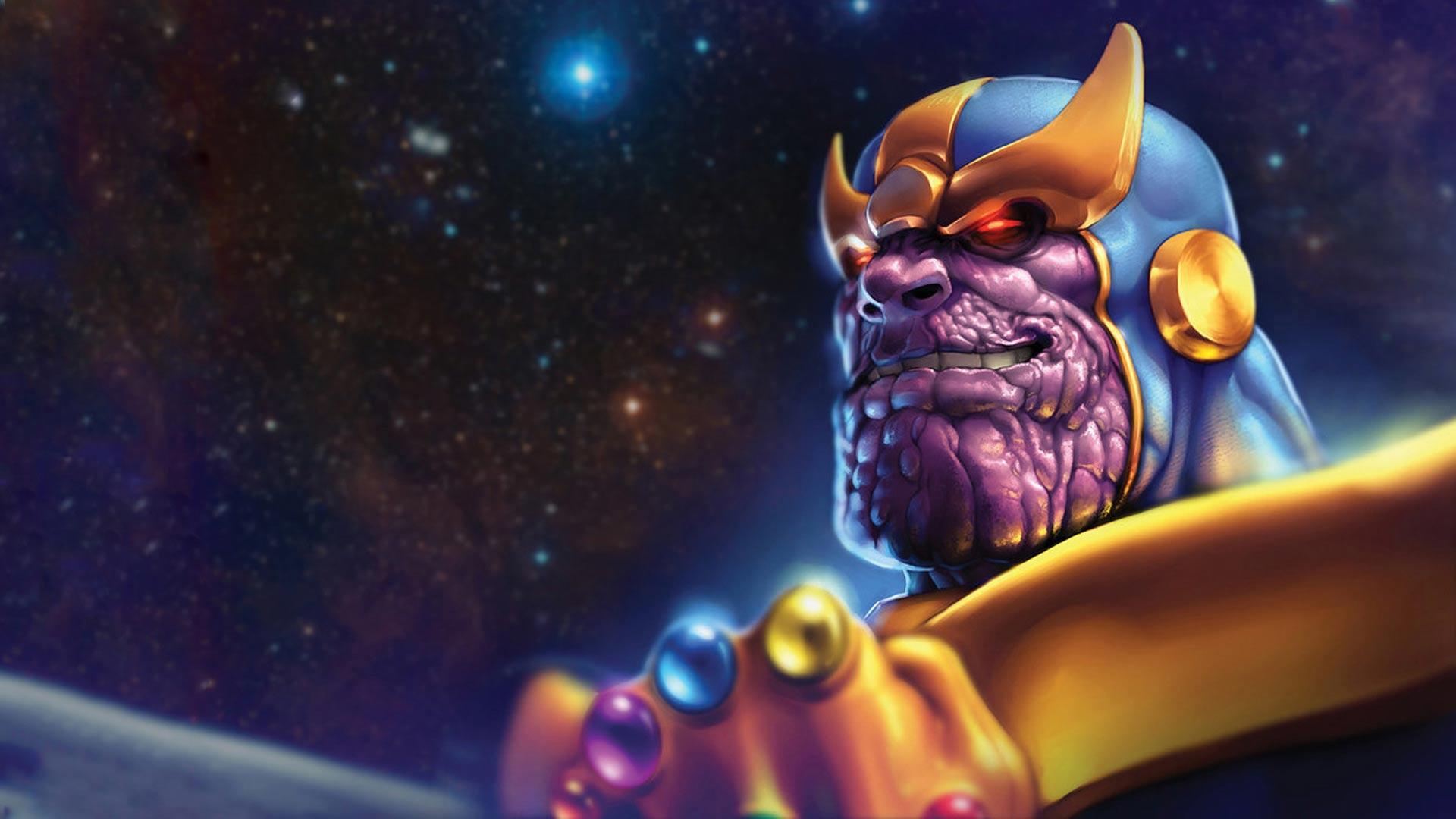 Thanos Infinity Gauntlet Chained Ring HD