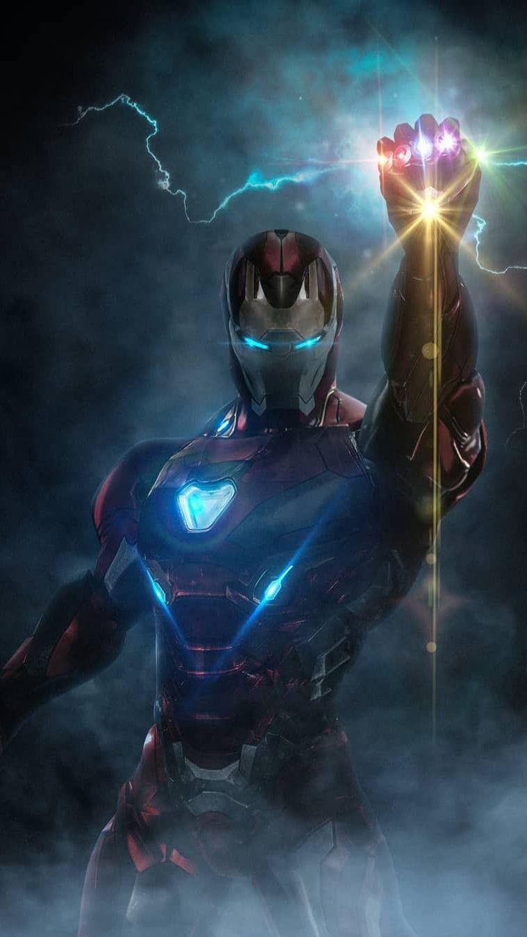 Infinity Stones Iron Man Armor iPhone Wallpaper. Iron man