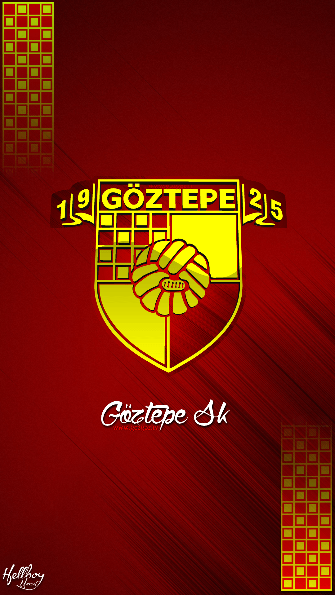 Download wallpaper Goztepe FC, 4k, Turkish football club, leather