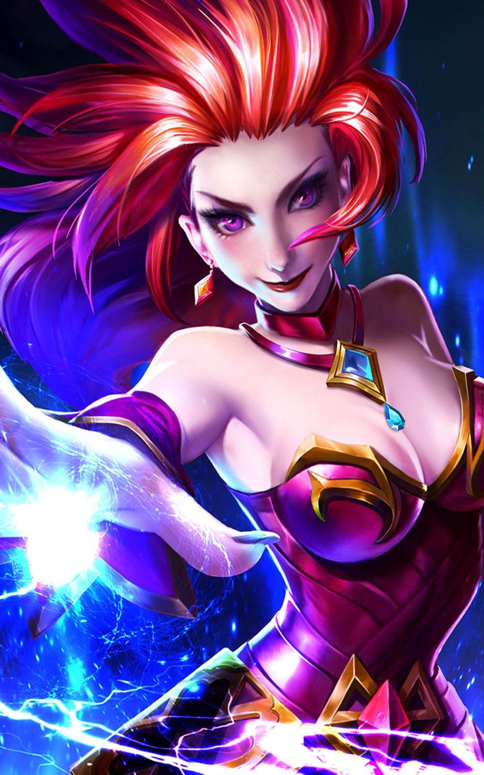 Download Flame Red Lips Eudora Mobile Legends Free Pure 4K Ultra HD