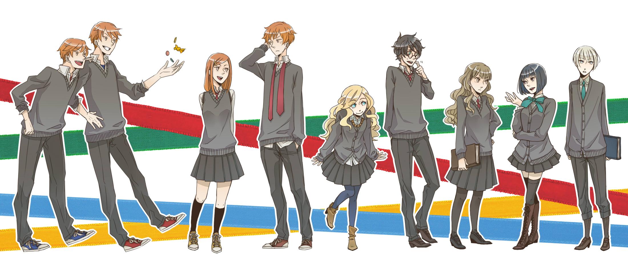 Harry Potter cast goes animestyle in new line of Japanexclusive  merchandise  SoraNews24 Japan News