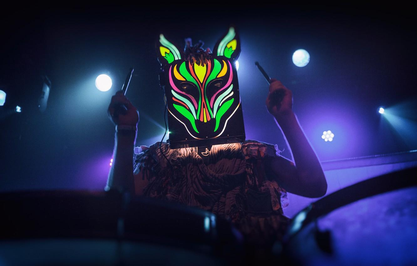 Wallpaper Music, The game, Mask, Concert, Downtown, Electronic