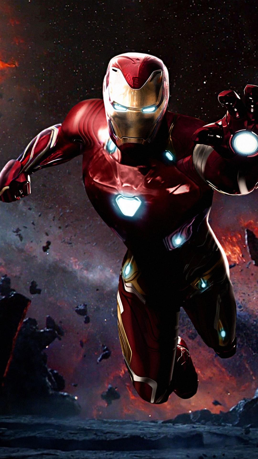 Free Iron Man Avengers Infinity War phone wallpaper
