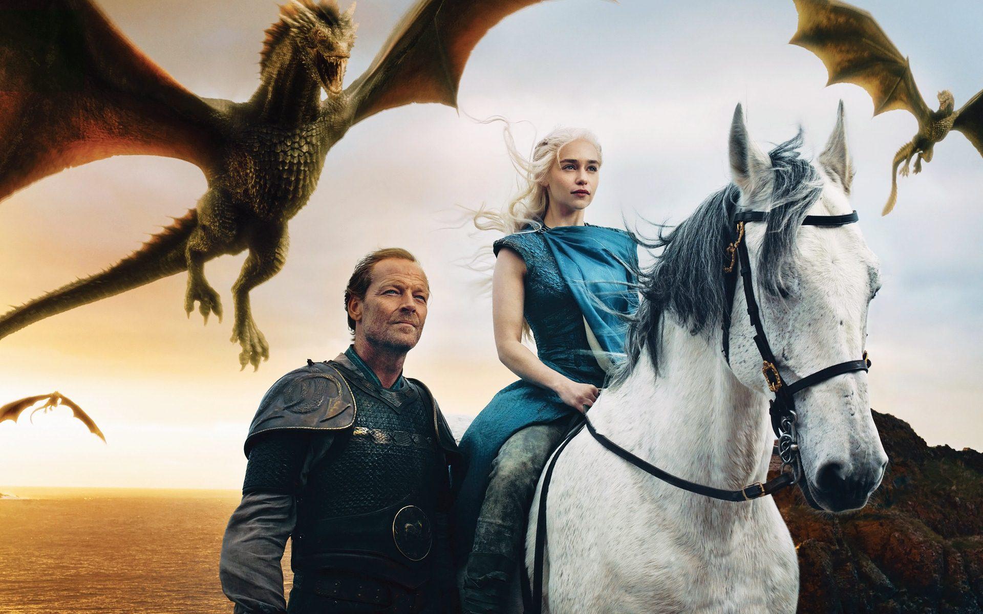 Jorah Mormont image Daenerys and Jorah wallpaper HD wallpaper