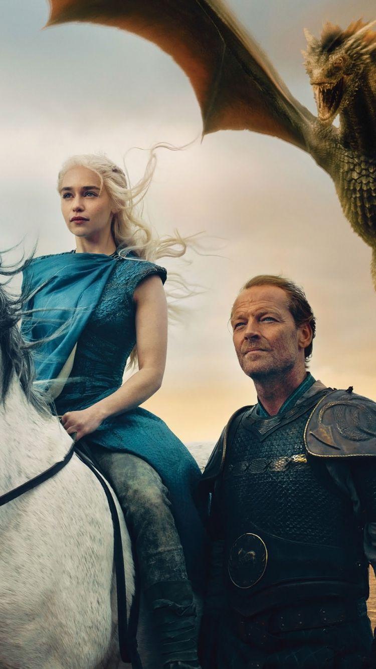 DAENERYS AND JORAH MORMONT. GAME OF THRONES. Cover