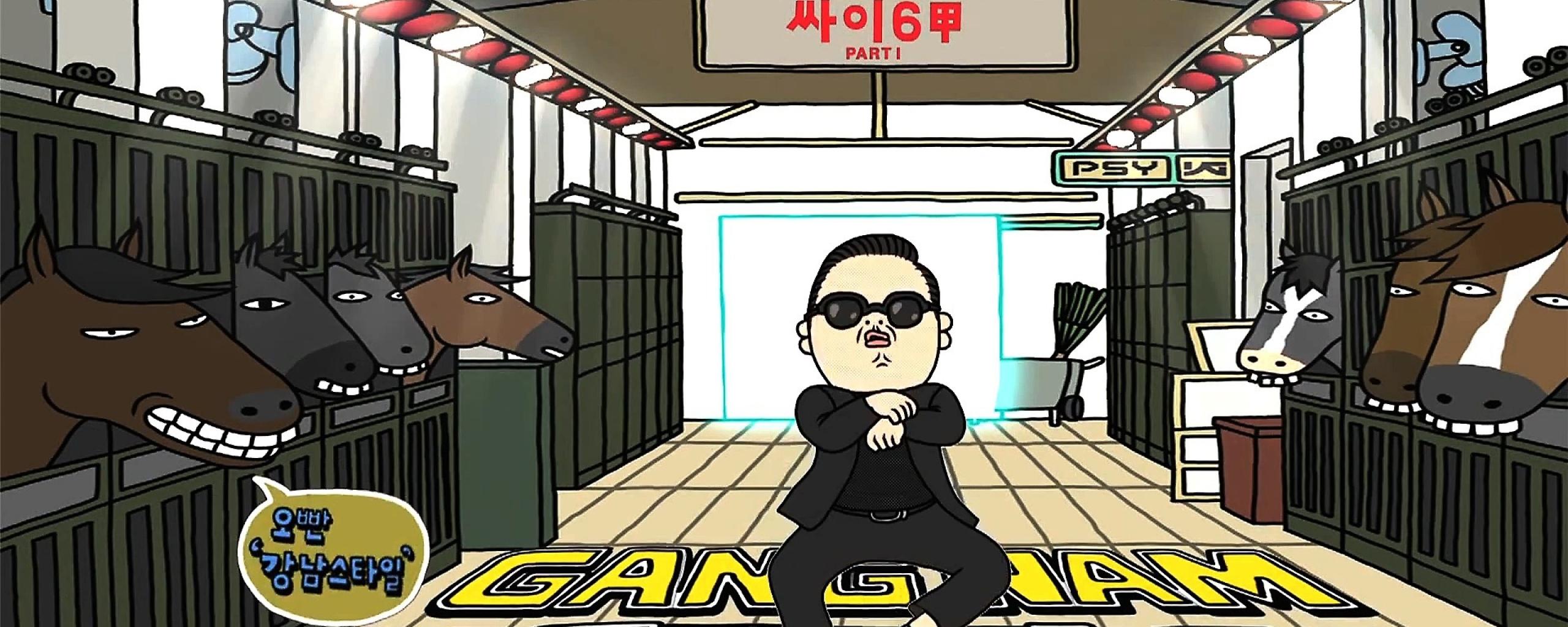 Pack.99: Gangnam Style Wallpaper (2560x1024 px)
