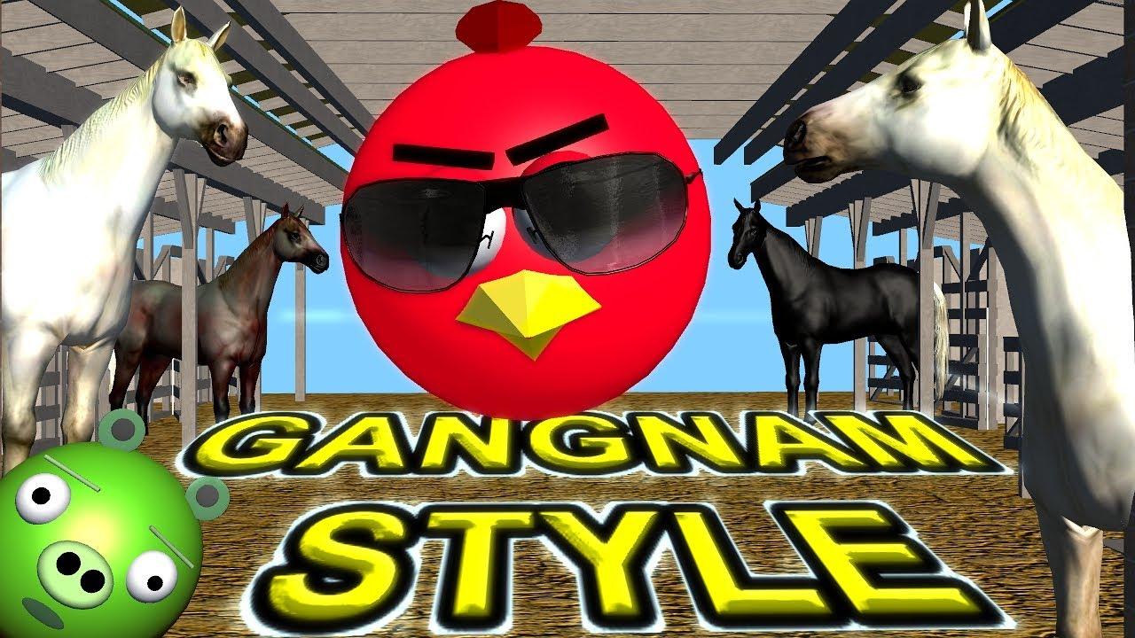 Gangnam Style Angry Birds HD Image Wallpaper for iPad mini 3