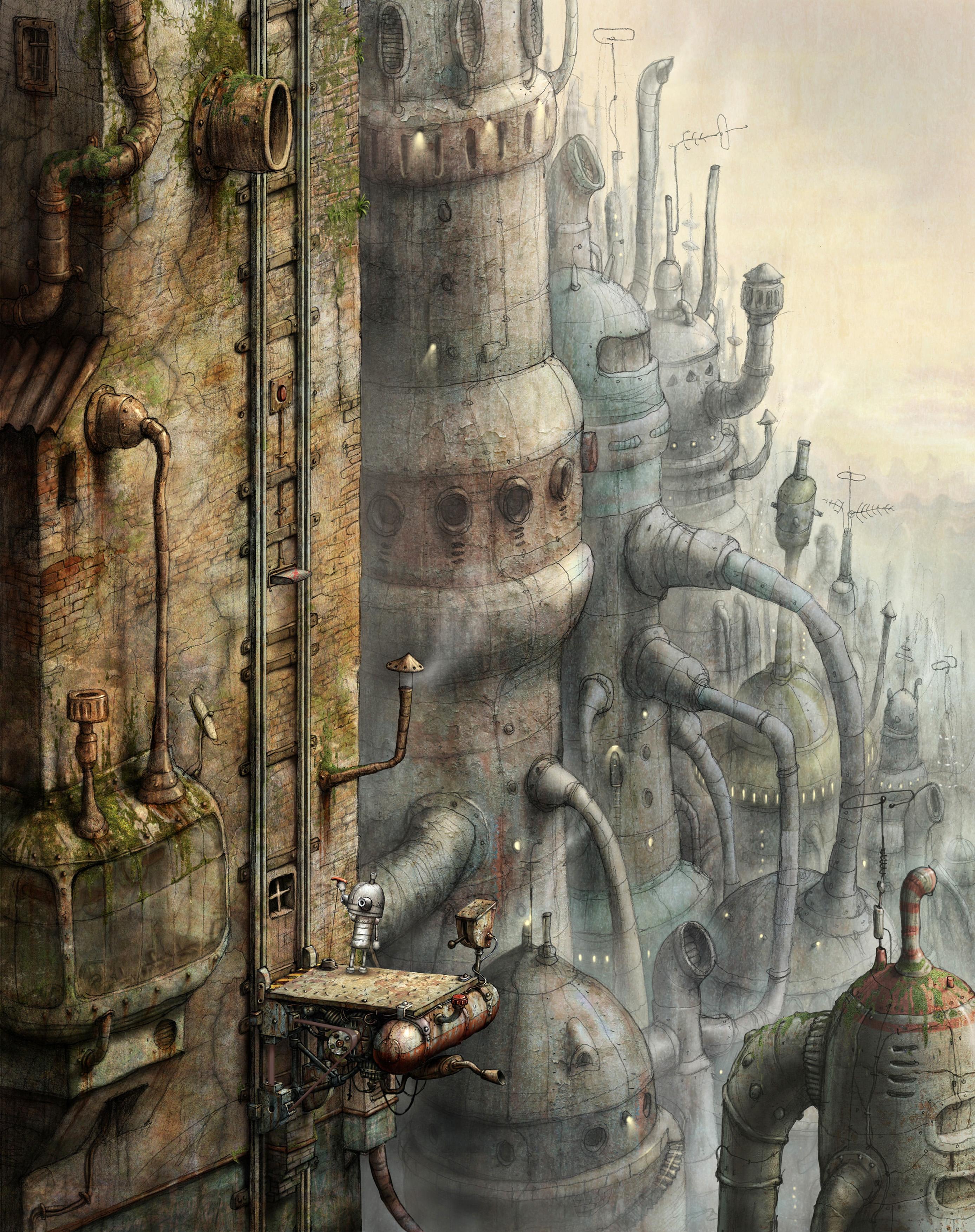 steampunk, Machinarium Wallpaper / WallpaperJam.com