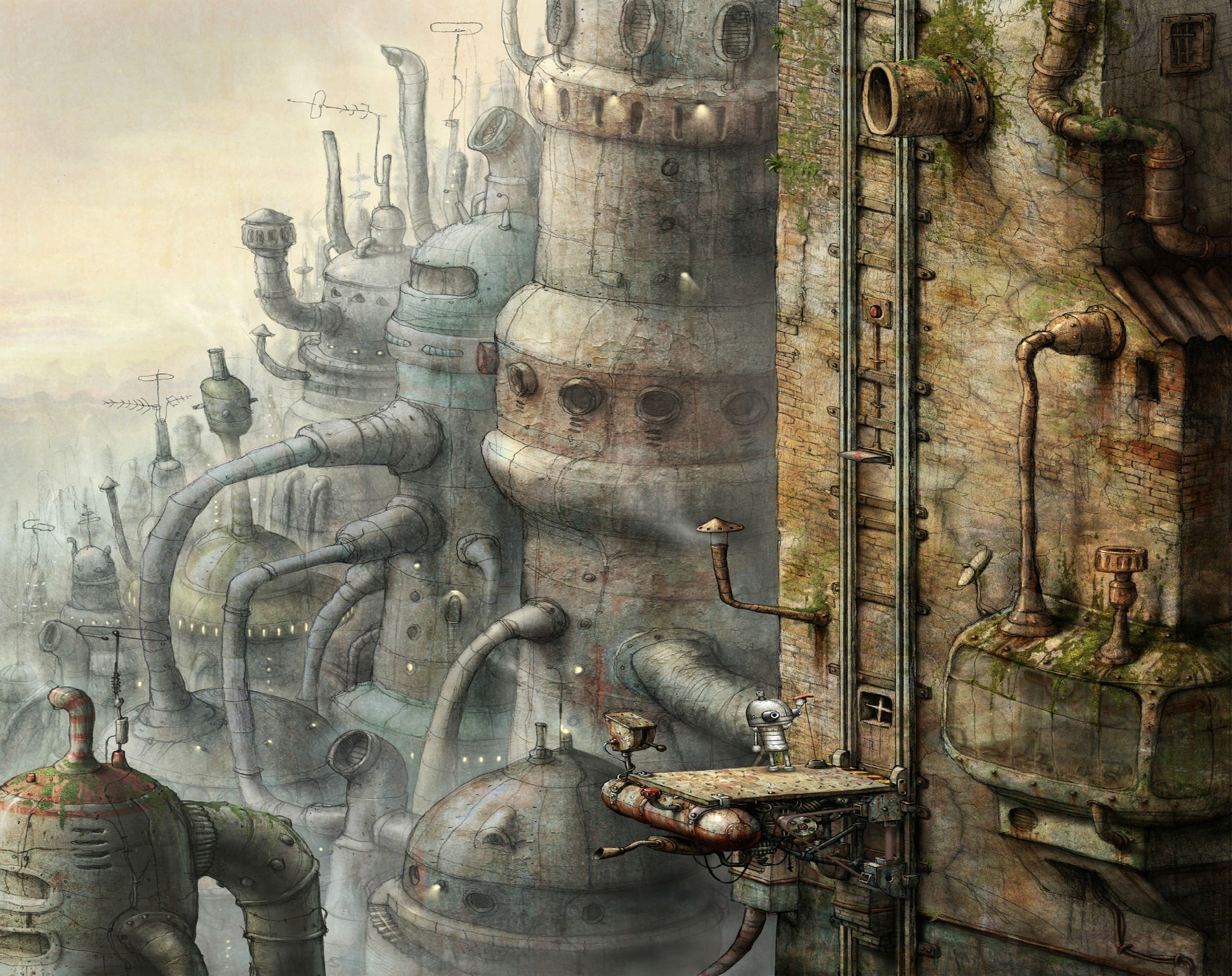 Машинариум. Игра Machinarium. Машинариум мэр. Мышариум. Машинариум дизельпанк.