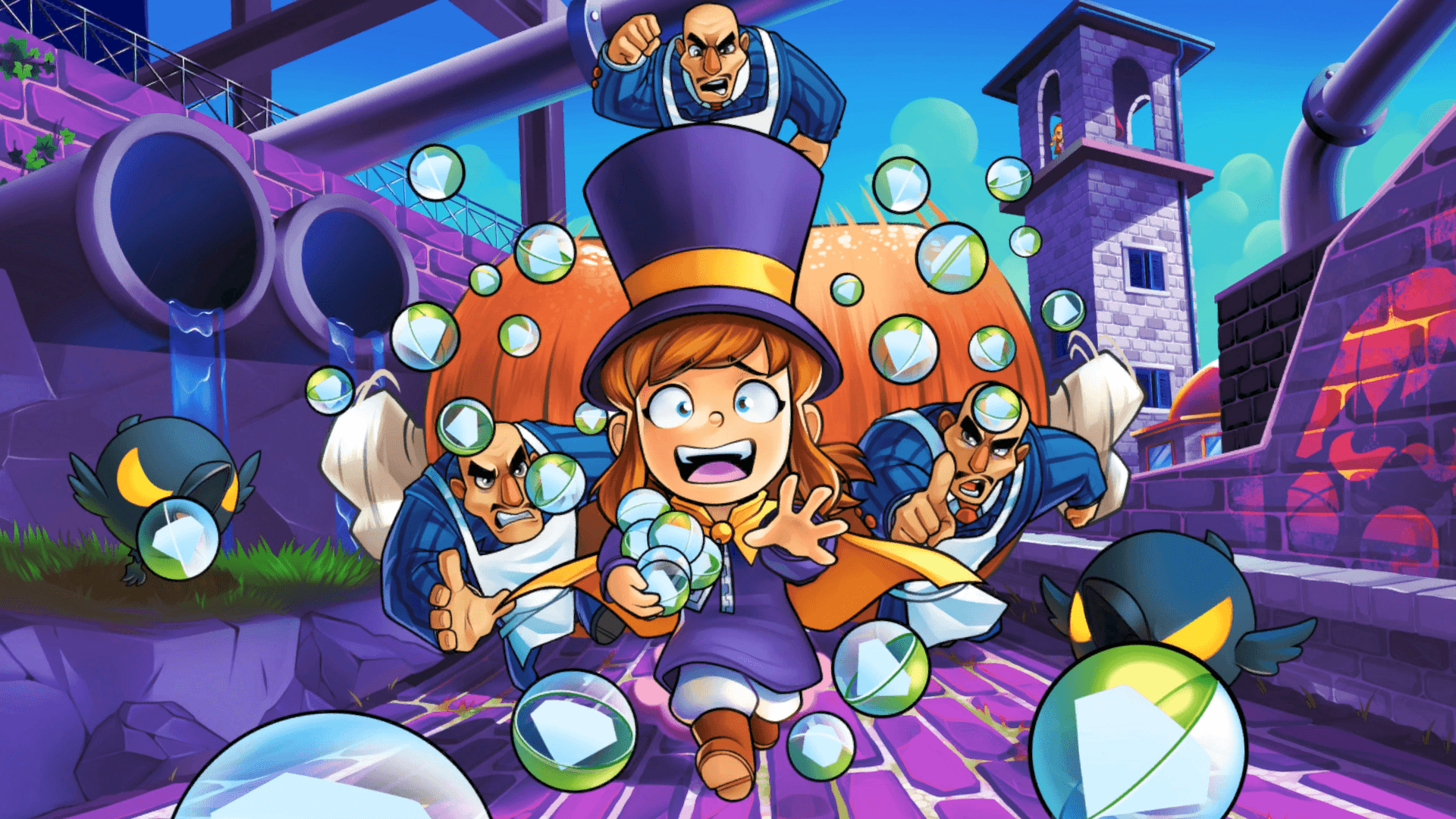In Game Renders Of A Hat In Time: Death Wish Loading Screens