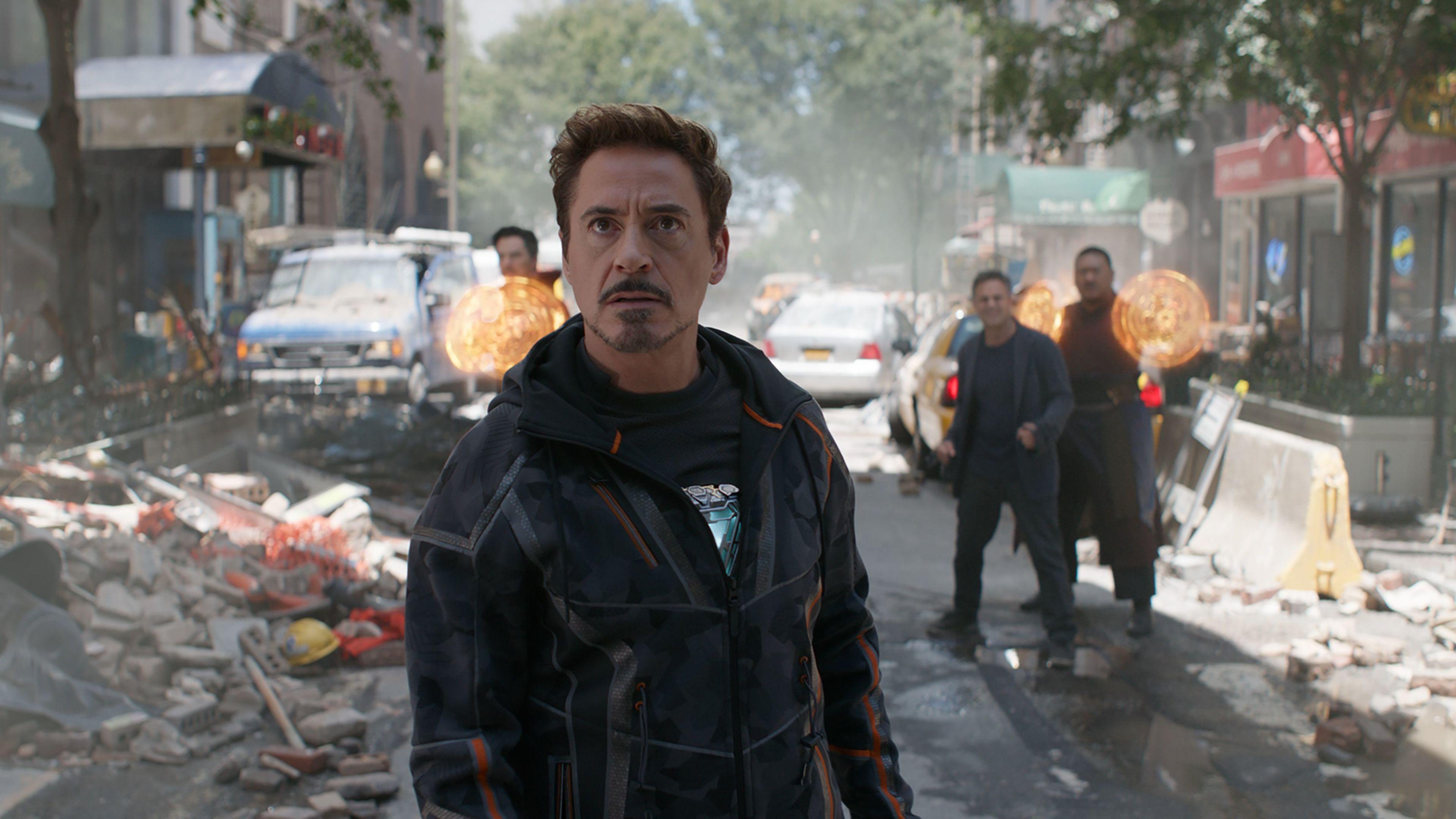 Robert Downey As Tony Stark In Avengers Infinity