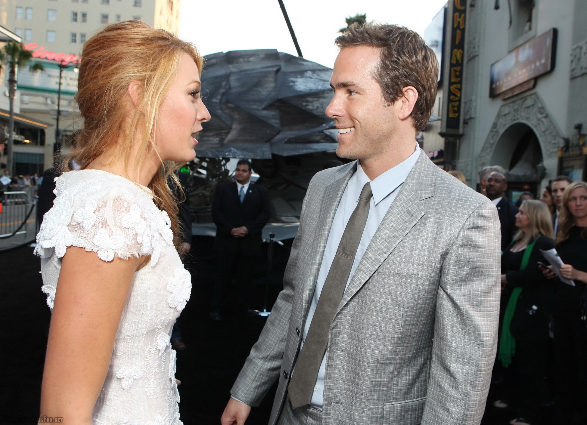 Blake Lively and Ryan Reynolds image The Green Lantern LA