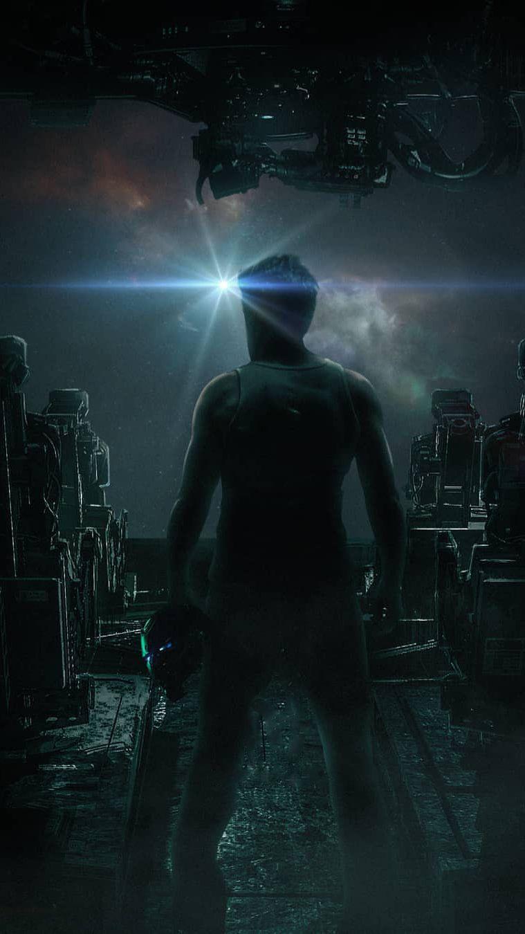 Tony Stark in Space Avengers Endgame iPhone Wallpaper. Heroes