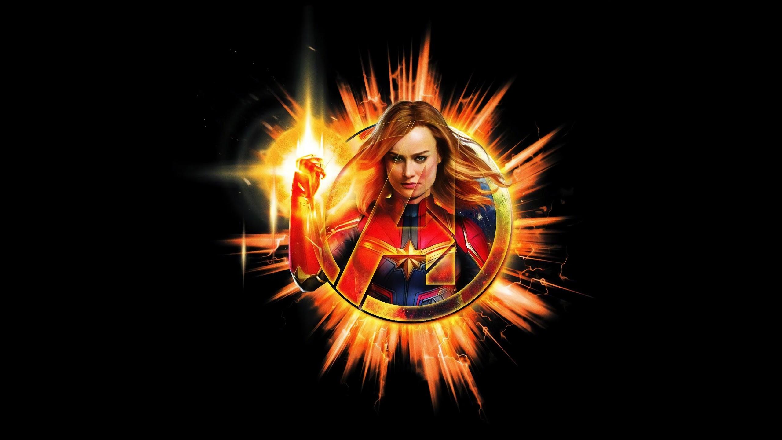 Avengers: Endgame, Captain Marvel, 8K, Wallpaper