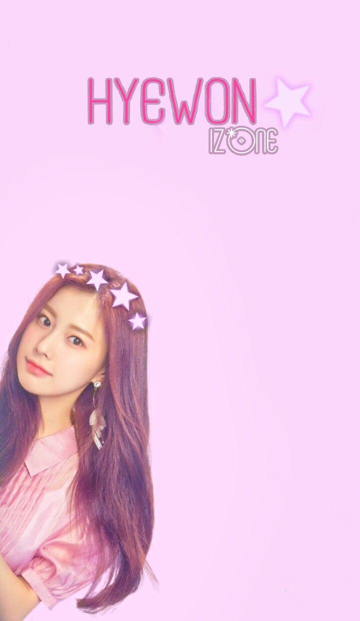 Hyewon IZ*ONE freetoedit izone hyewon wallpaper lilas
