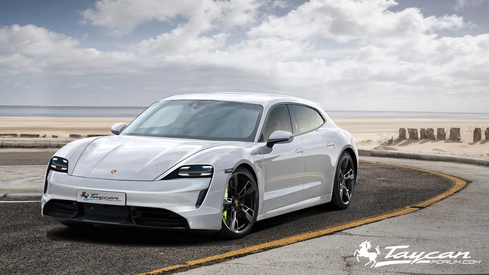 Here's How Badass the Porsche Taycan Sport Turismo Wagon Could Look