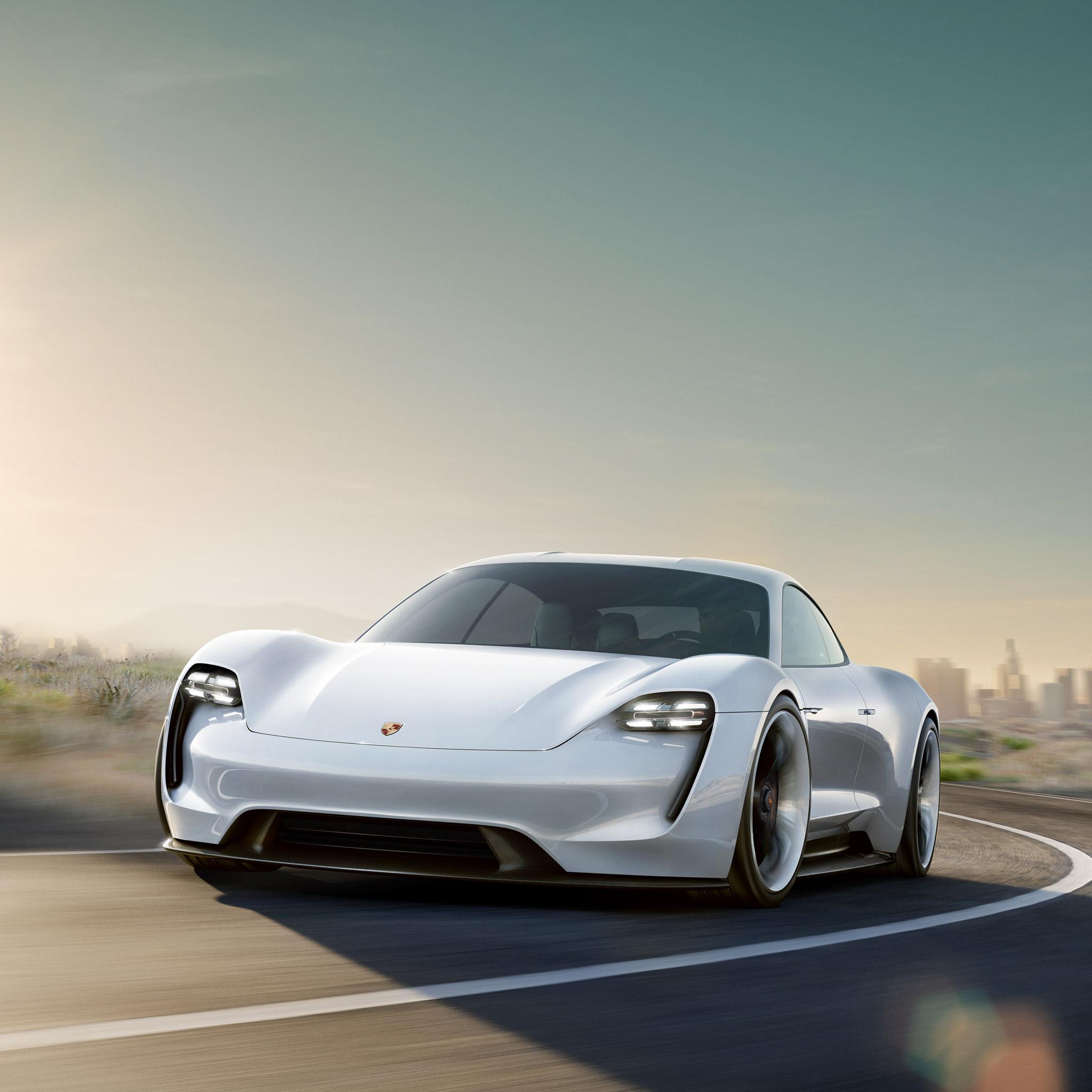 Tribute to tomorrow. Porsche Concept Study Mission E. Dr. Ing