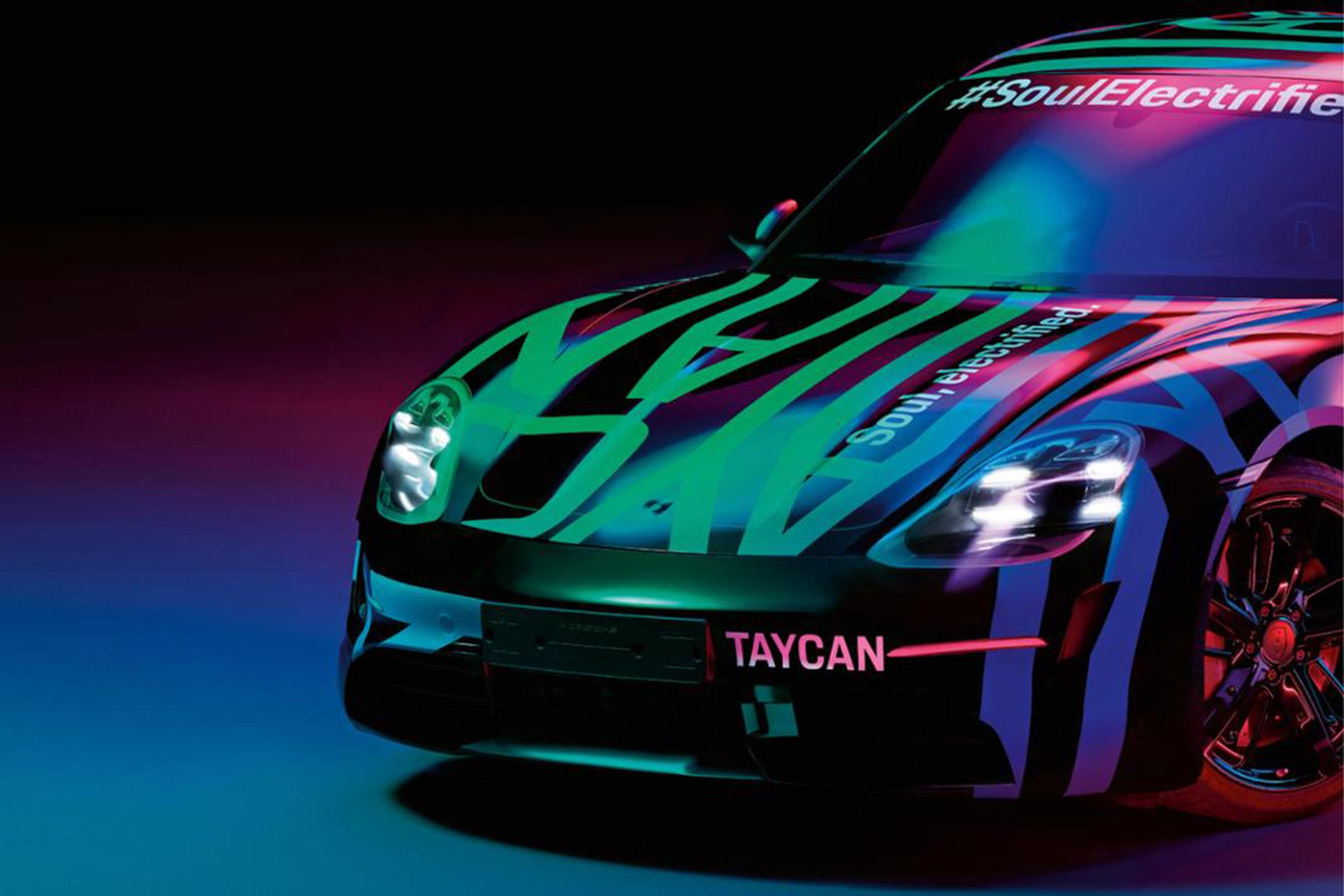 New 2019 Porsche Taycan: Fresh Teaser Image Of All Electric Tesla