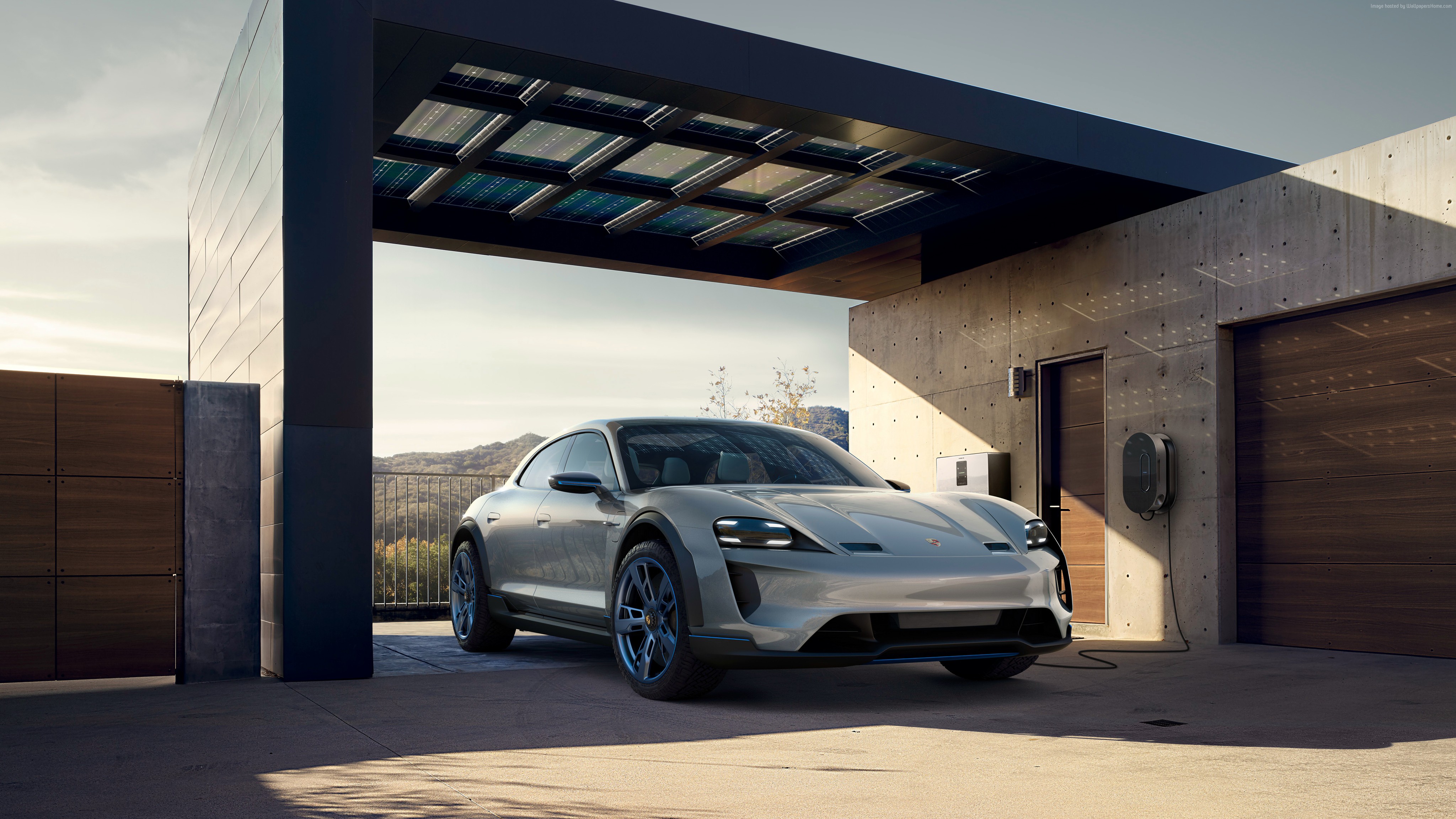 4k, #Porsche Mission E Cross Turismo, #electric cars