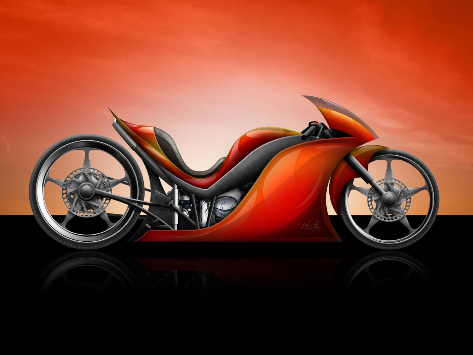 Red Motorcycle wallpaper and image, picture, photo