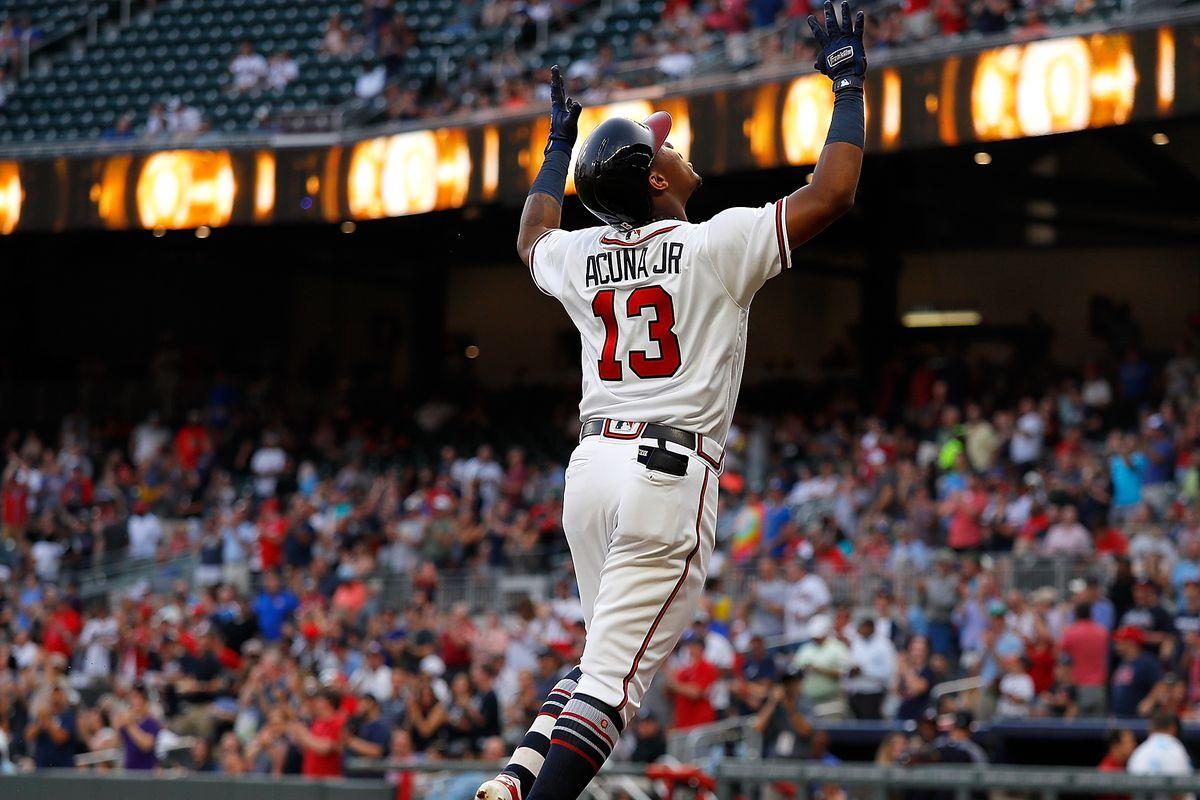 Ronald Acuña Jr. hits 3rd straight leadoff home run and 8th in 8