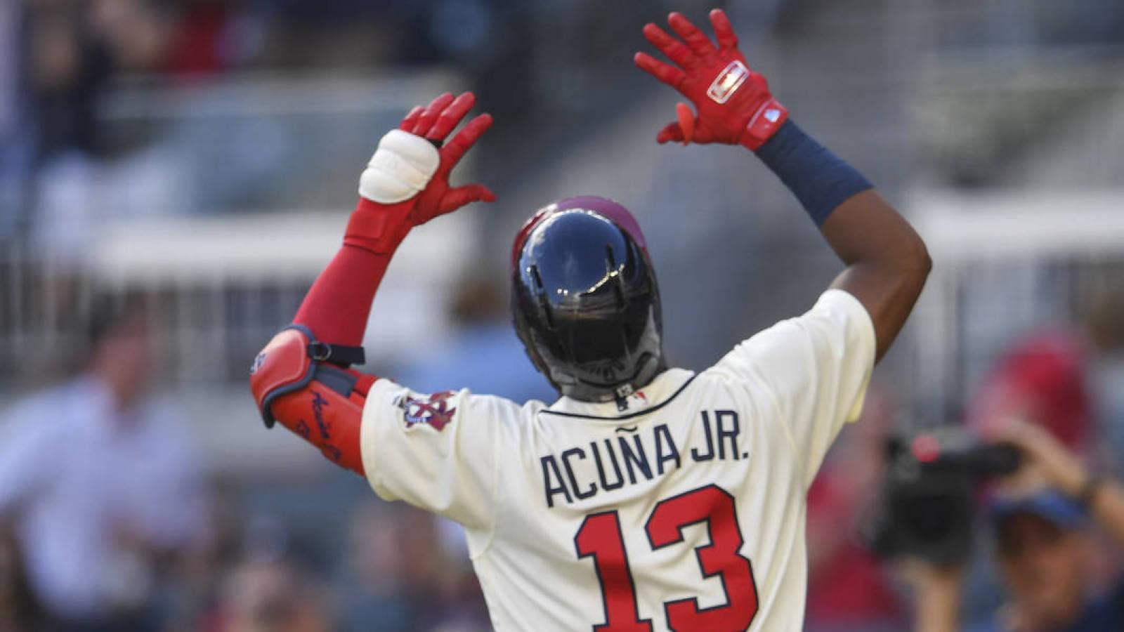 Ronald Acuna ties Braves record for leadoff HR in a season