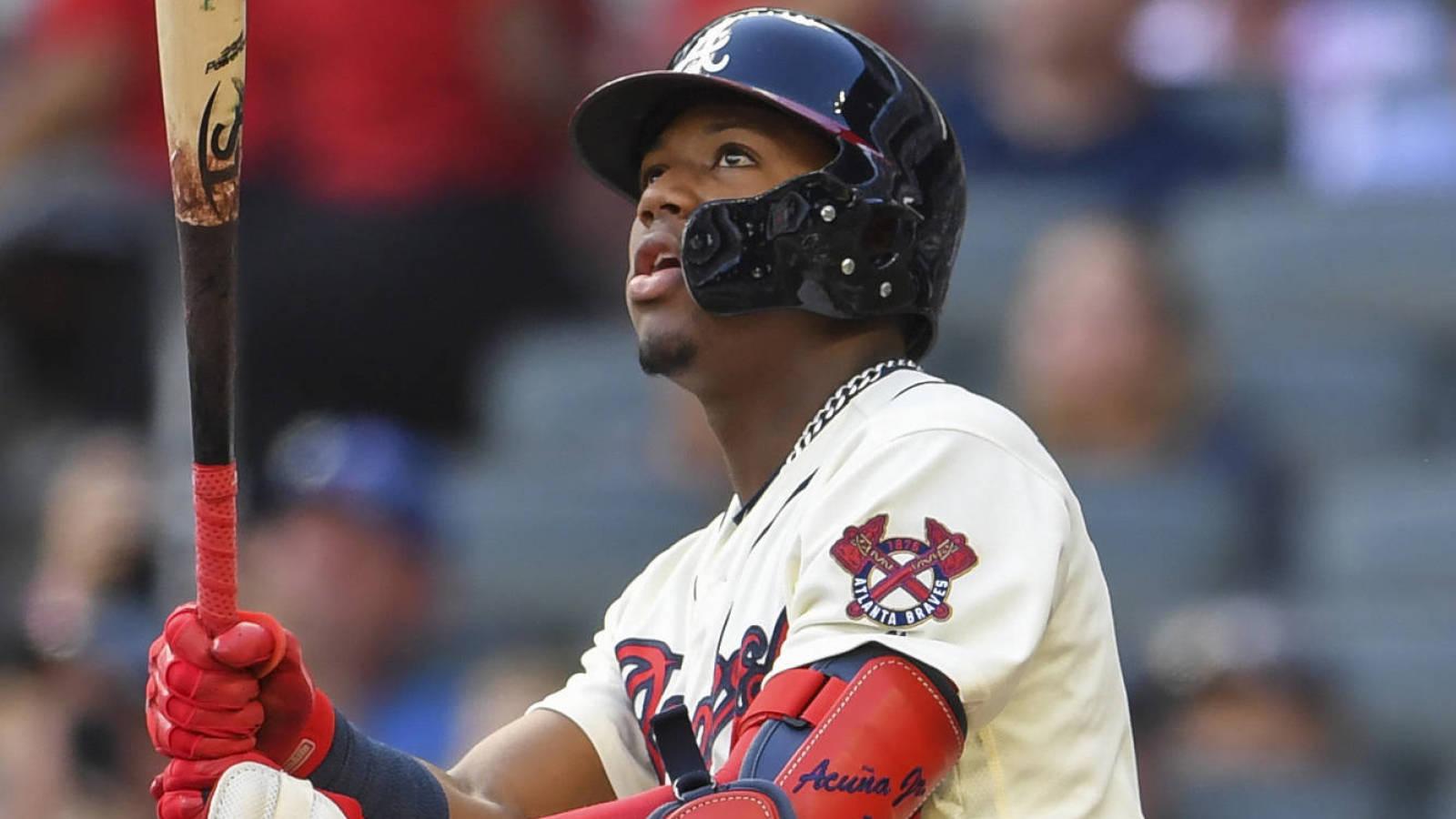 Watch: Ronald Acuna sets Braves record for leadoff HRs in a season