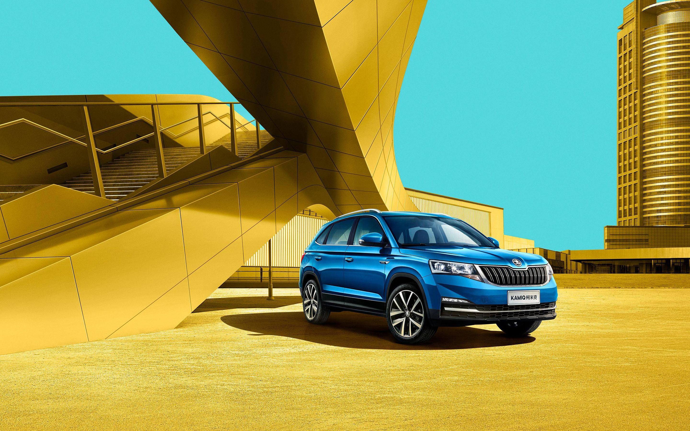 Download Wallpaper Skoda Kamiq, Street, 2018 Cars, CN Spec