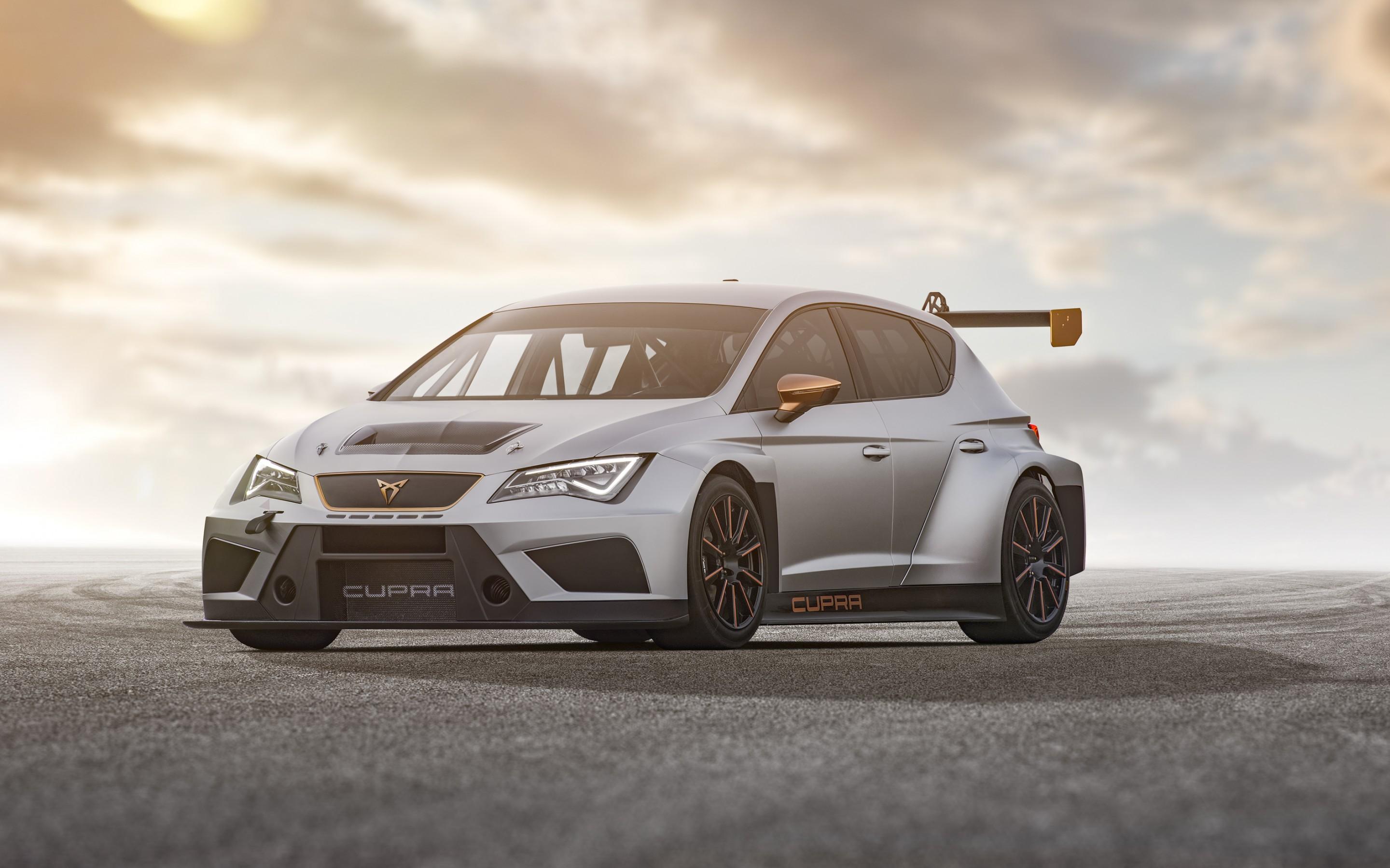 Download wallpaper Seat Leon Cupra TCR, 2019 cars, tuning, racing