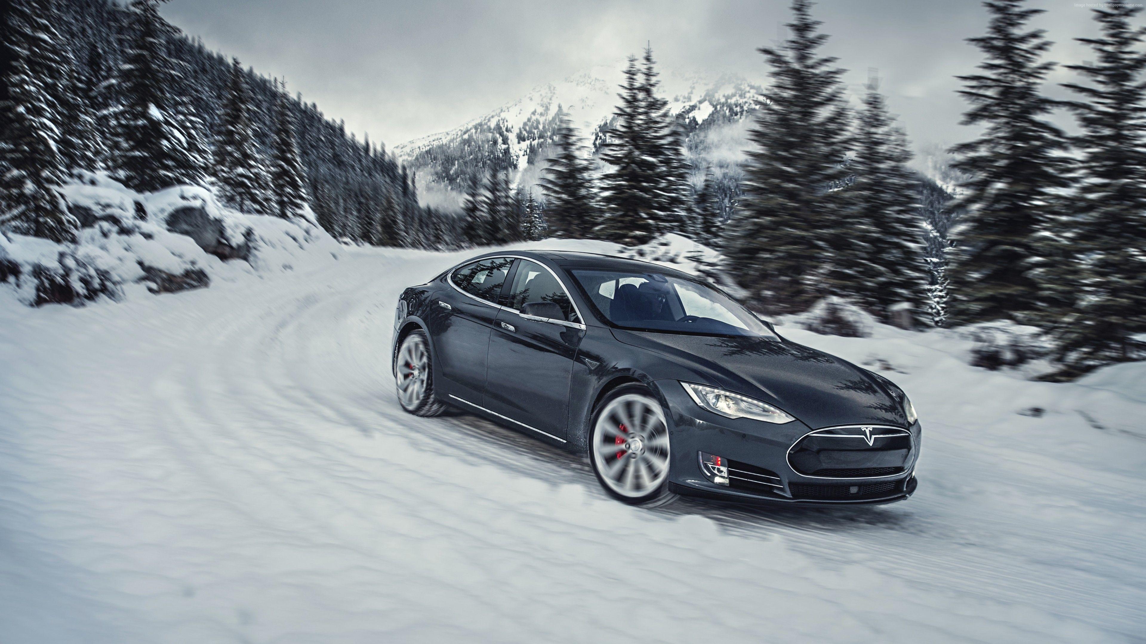 Tesla Model S Black Wallpaper For iPhone Download Wallpaper Laptop HD